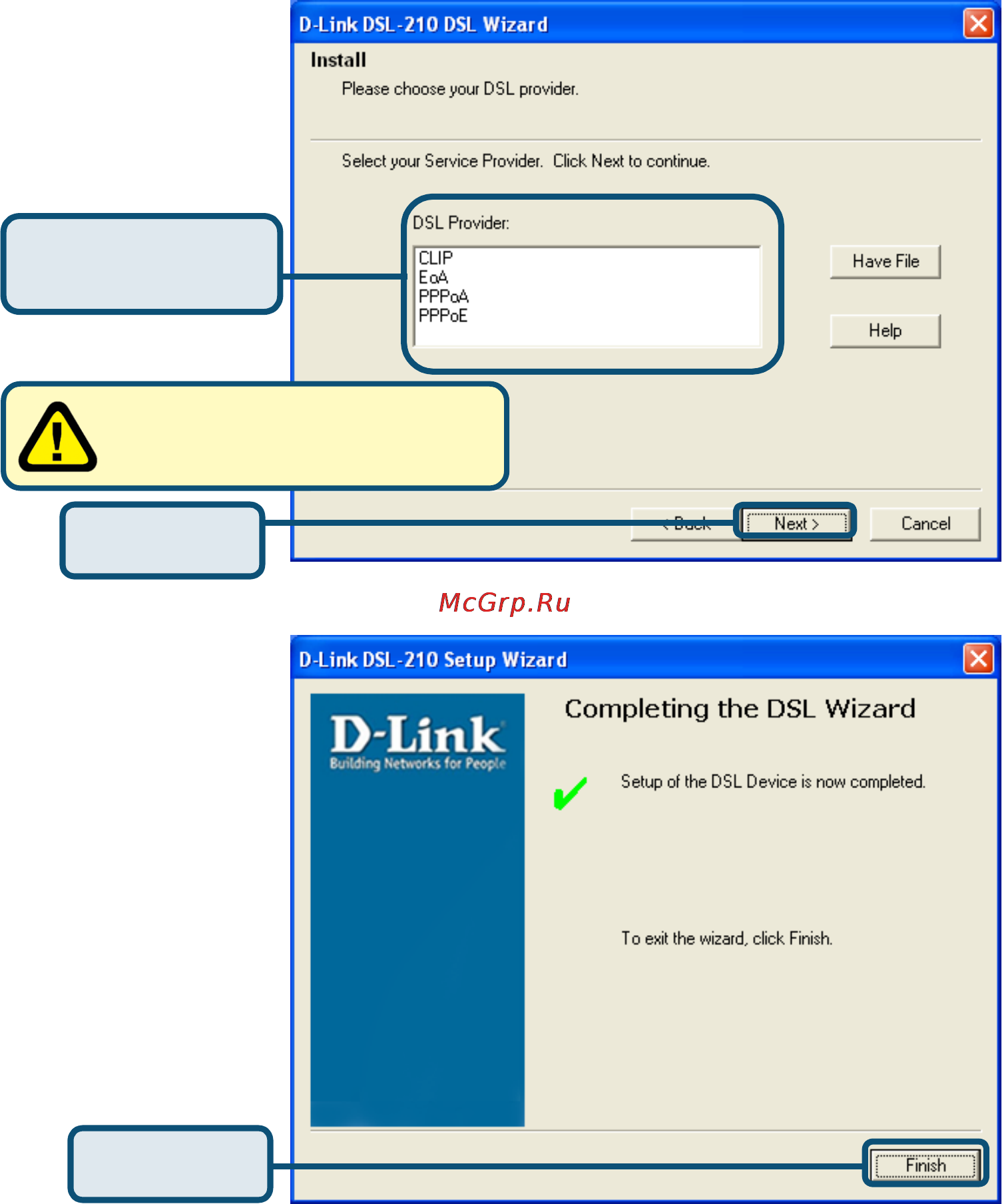 D-Link DSL-210 Инструкция по эксплуатации онлайн [5/13] 22422