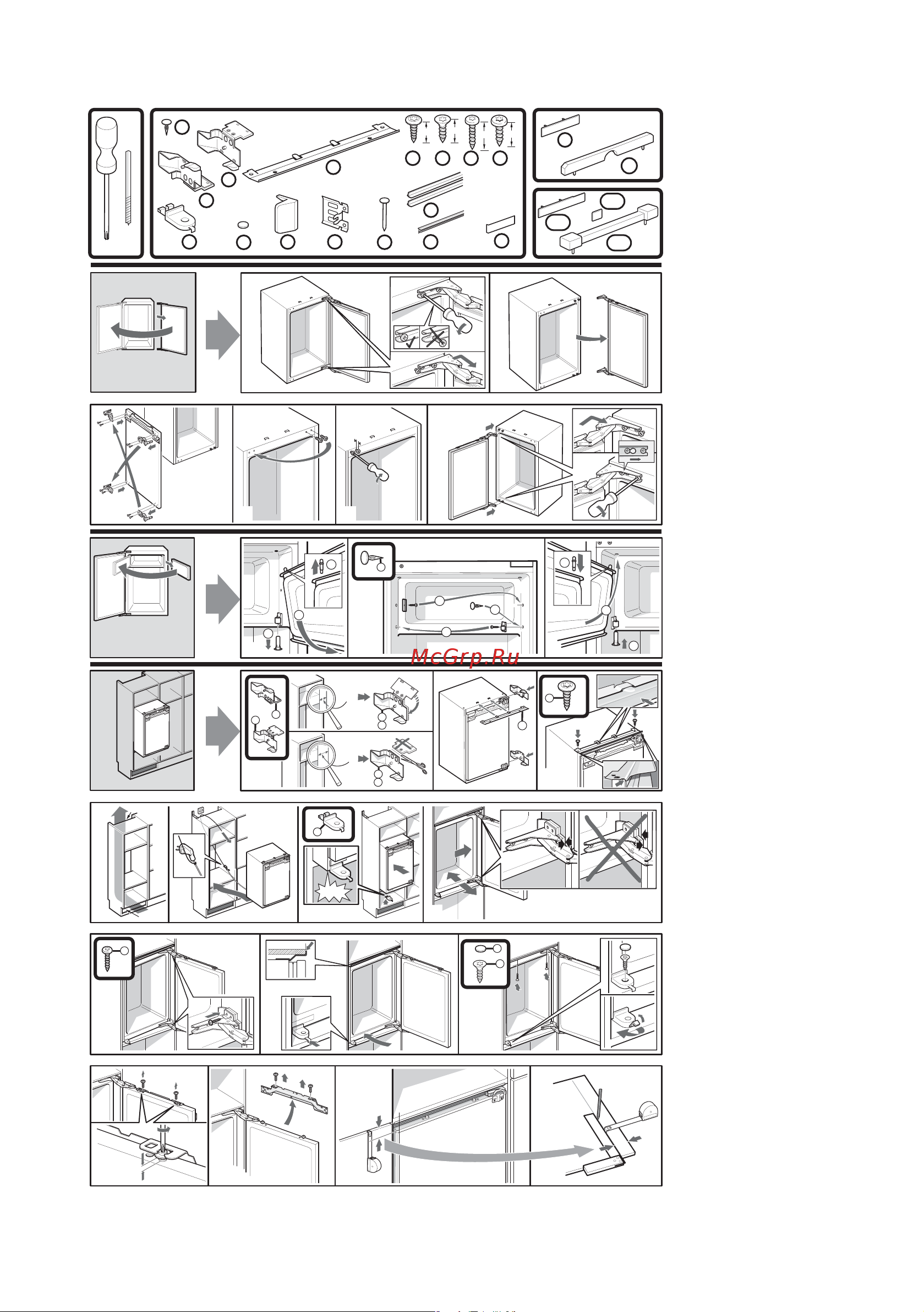 Bosch KIR 20A50 [21/22] Указания по монтажу