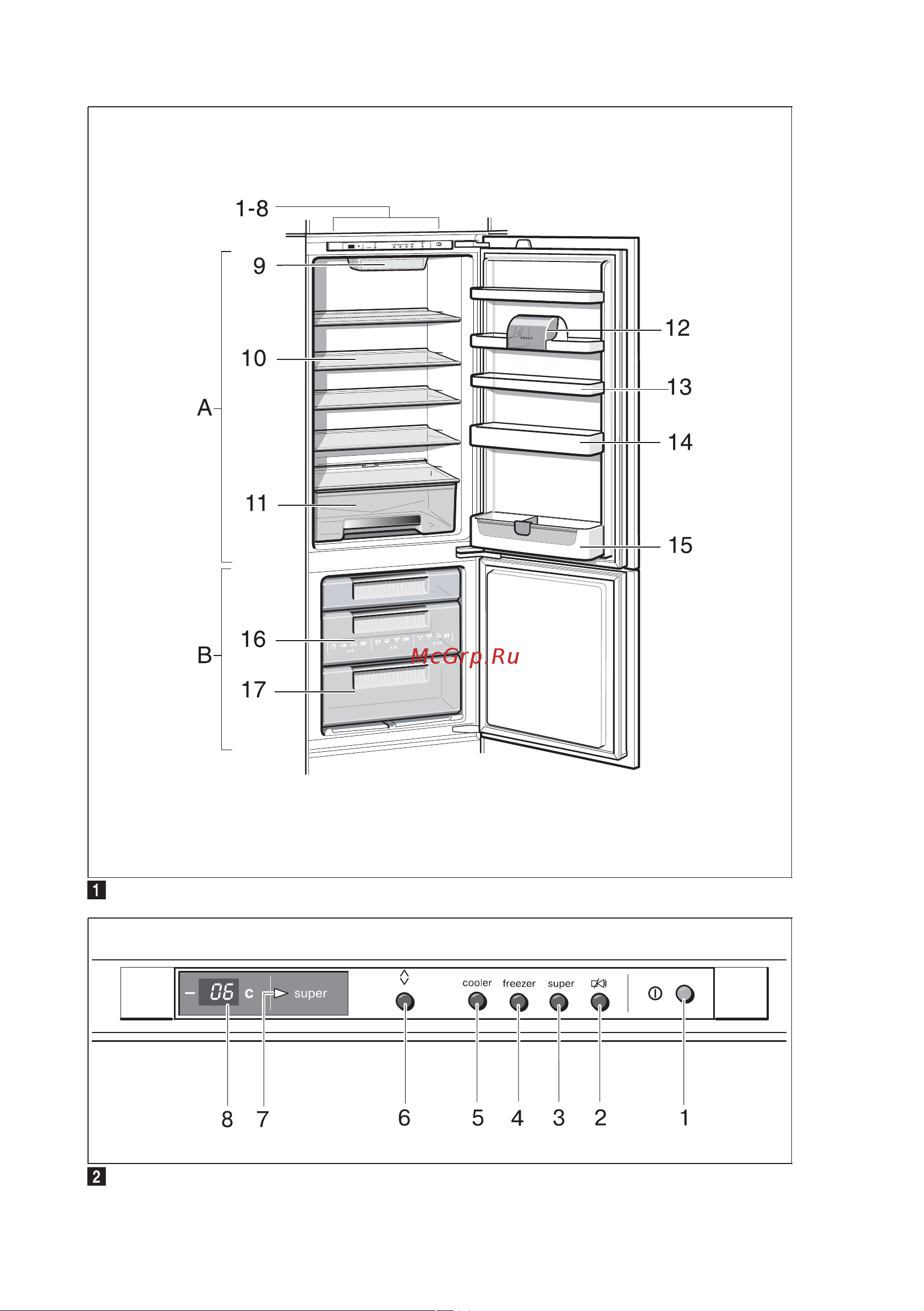 Bosch KIS 38A50 Инструкция по эксплуатации онлайн [17/22] 22598