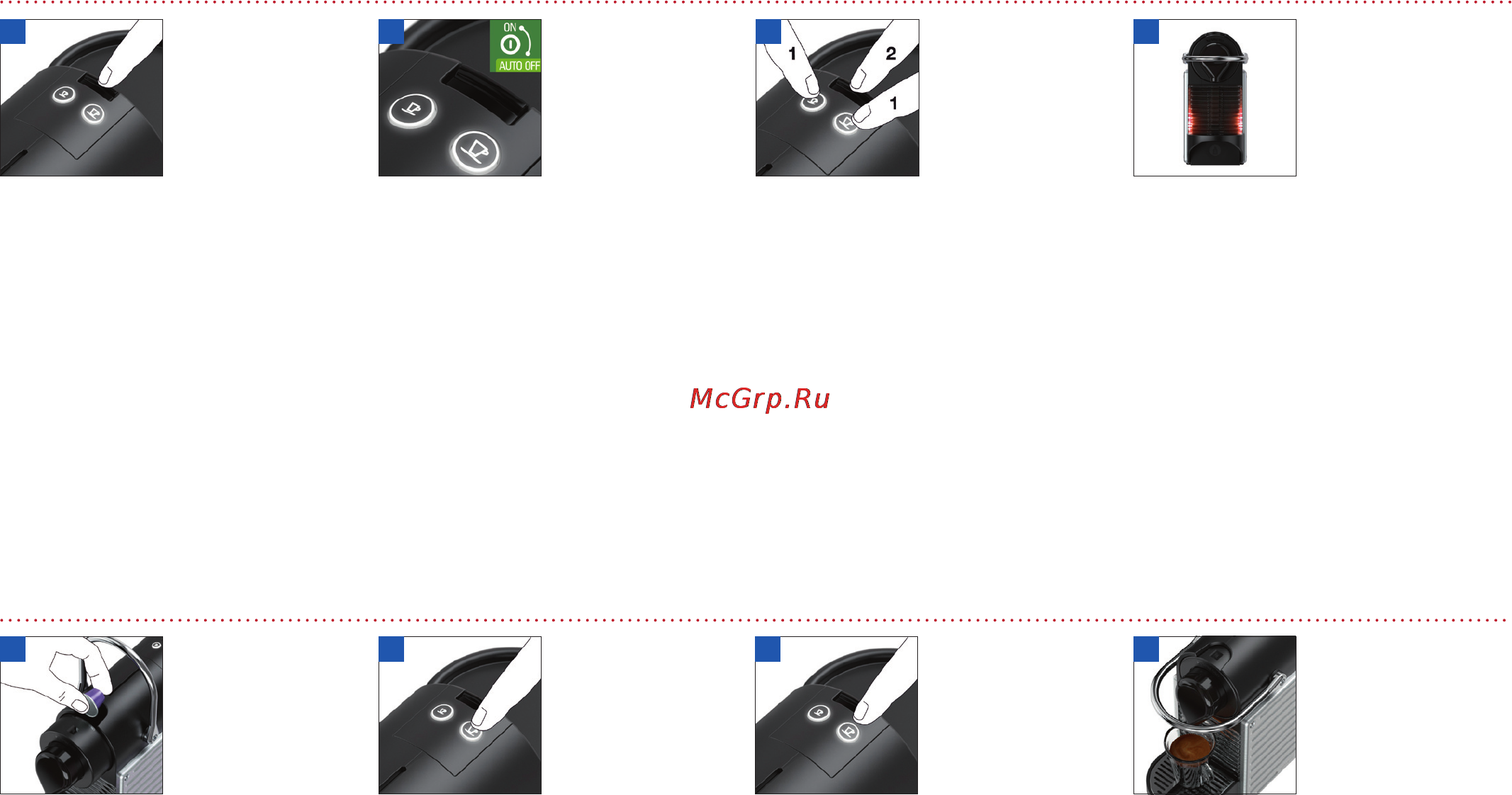 Krups XN300910 [6/11] Programowanie ilości wody