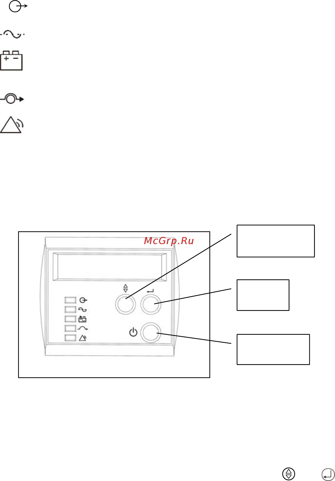 Powercom Vanguard VGD-1000 RM 1U [24/31] Нормальный режим индикации нормальный режим индикации