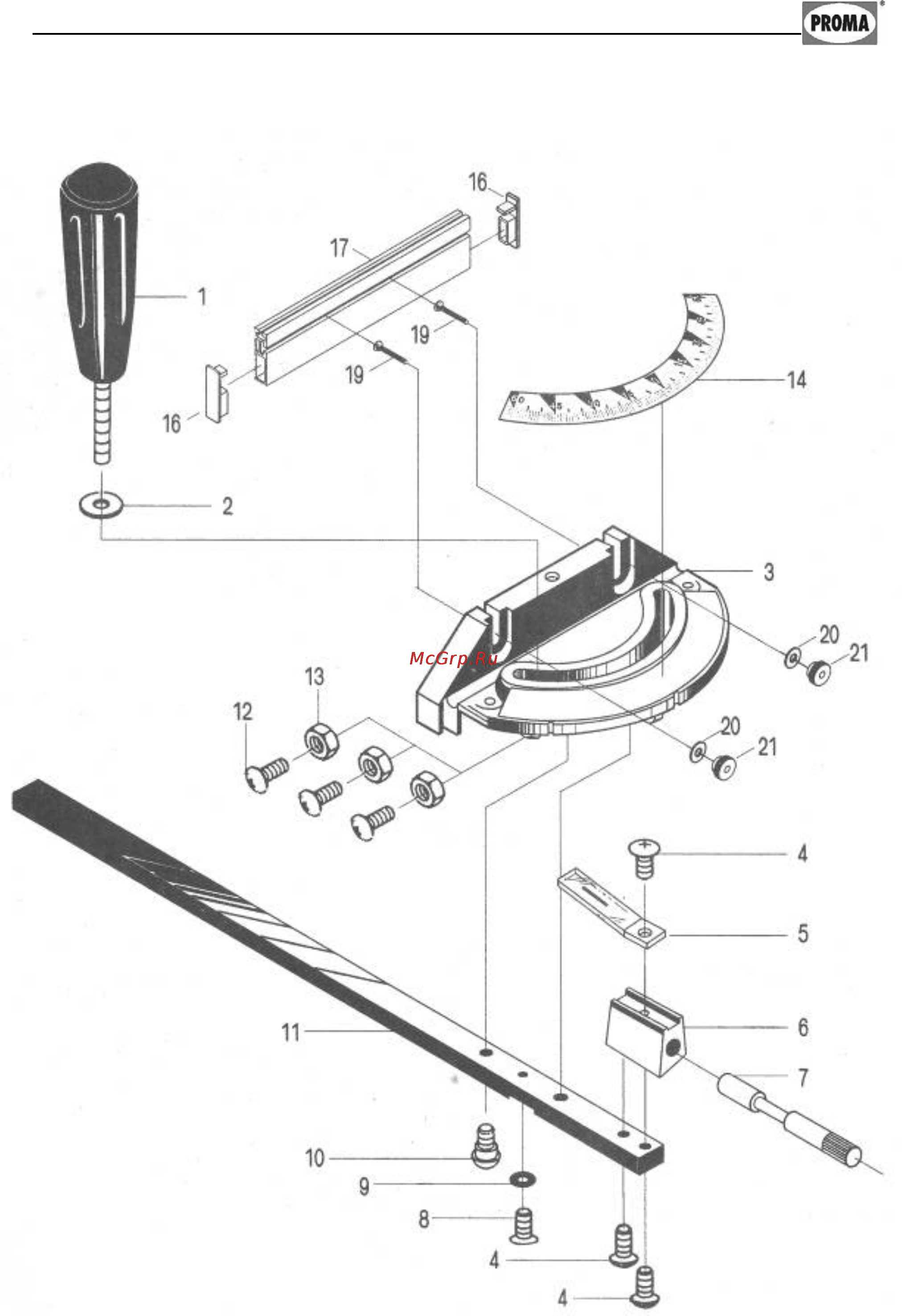 Proma PKS-315F 25022001 [18/33] Схемы узлов и деталей станка
