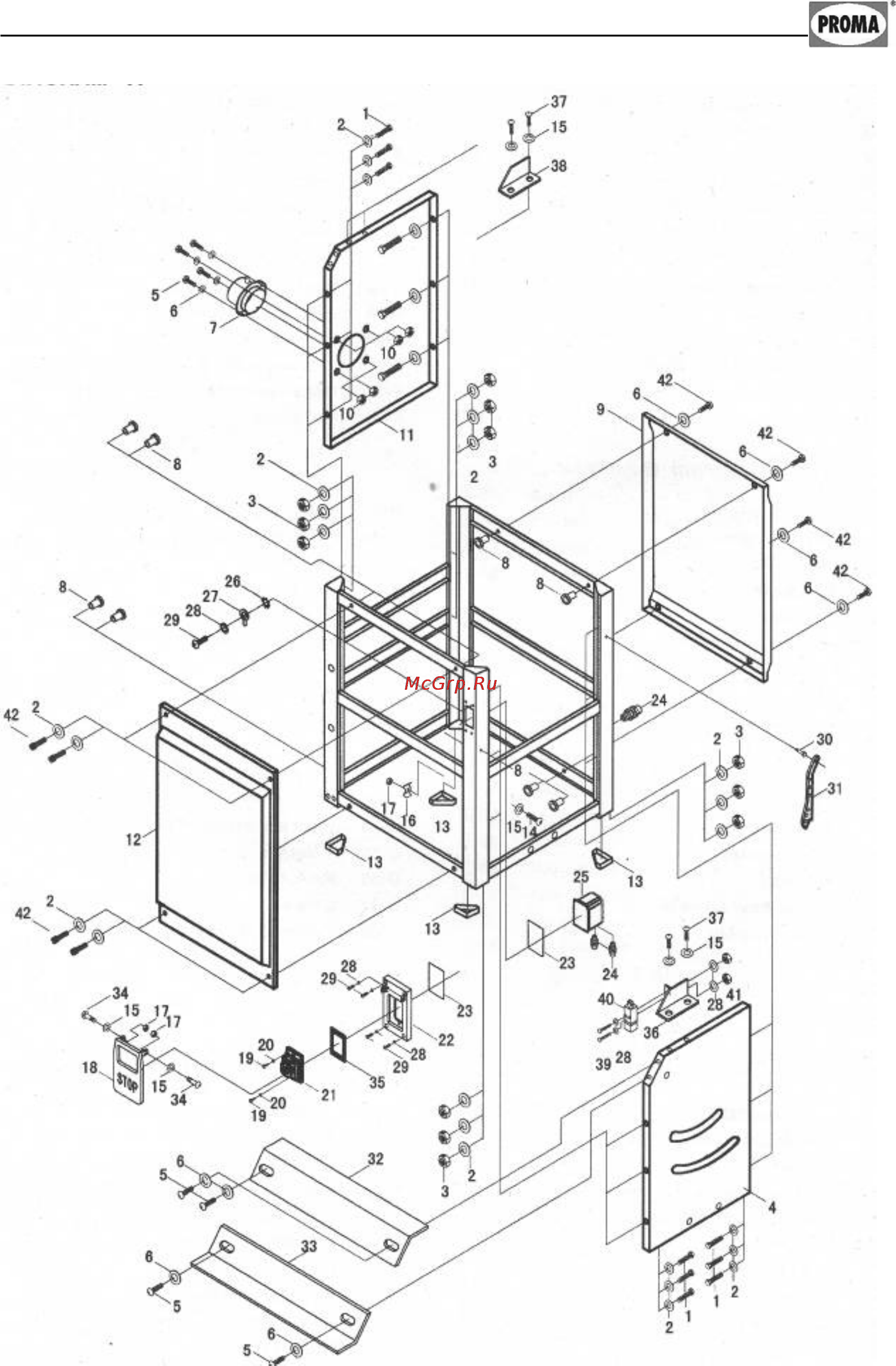 Proma PKS-315F 25022001 Инструкция по эксплуатации онлайн [22/33] 22732