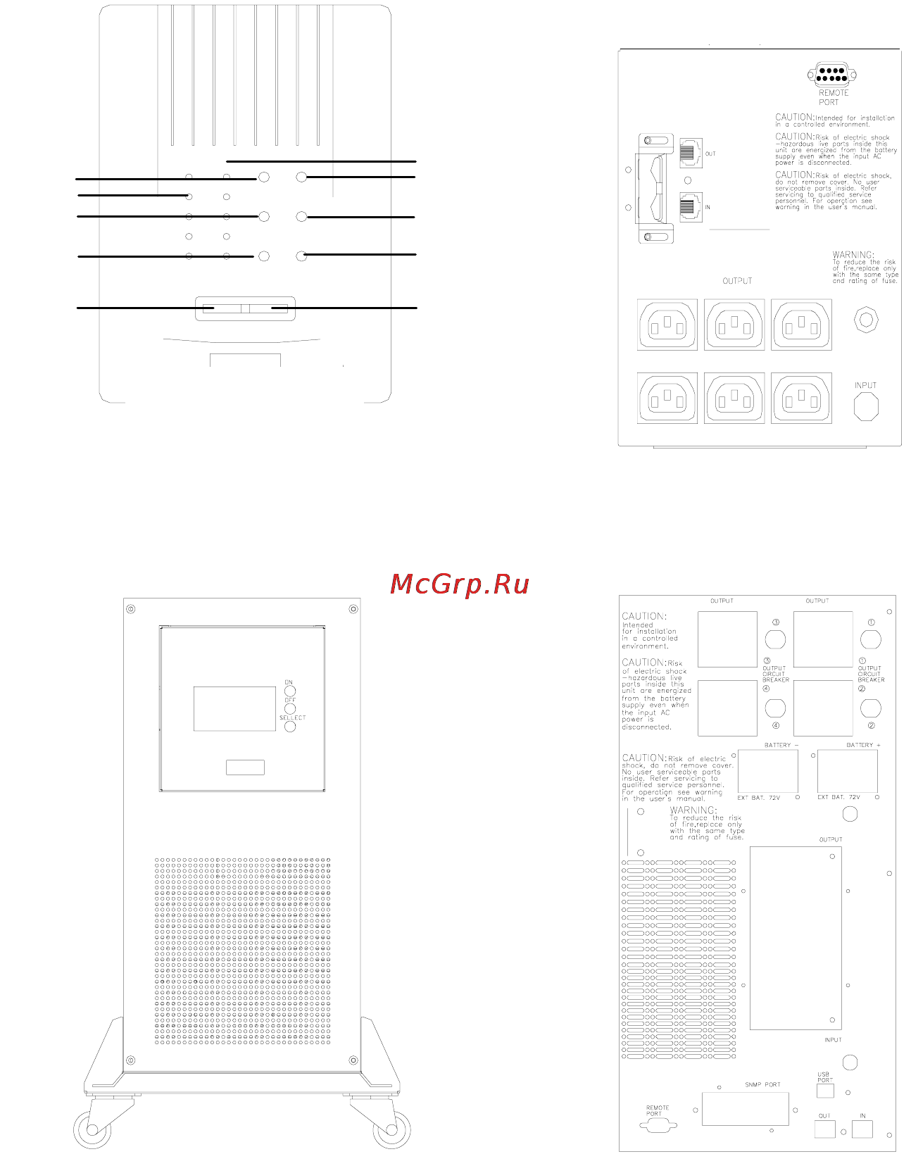 Powercom Smart King XL RM SXL-1000A-RM-LCD Инструкция по эксплуатации онлайн [8/23] 23088