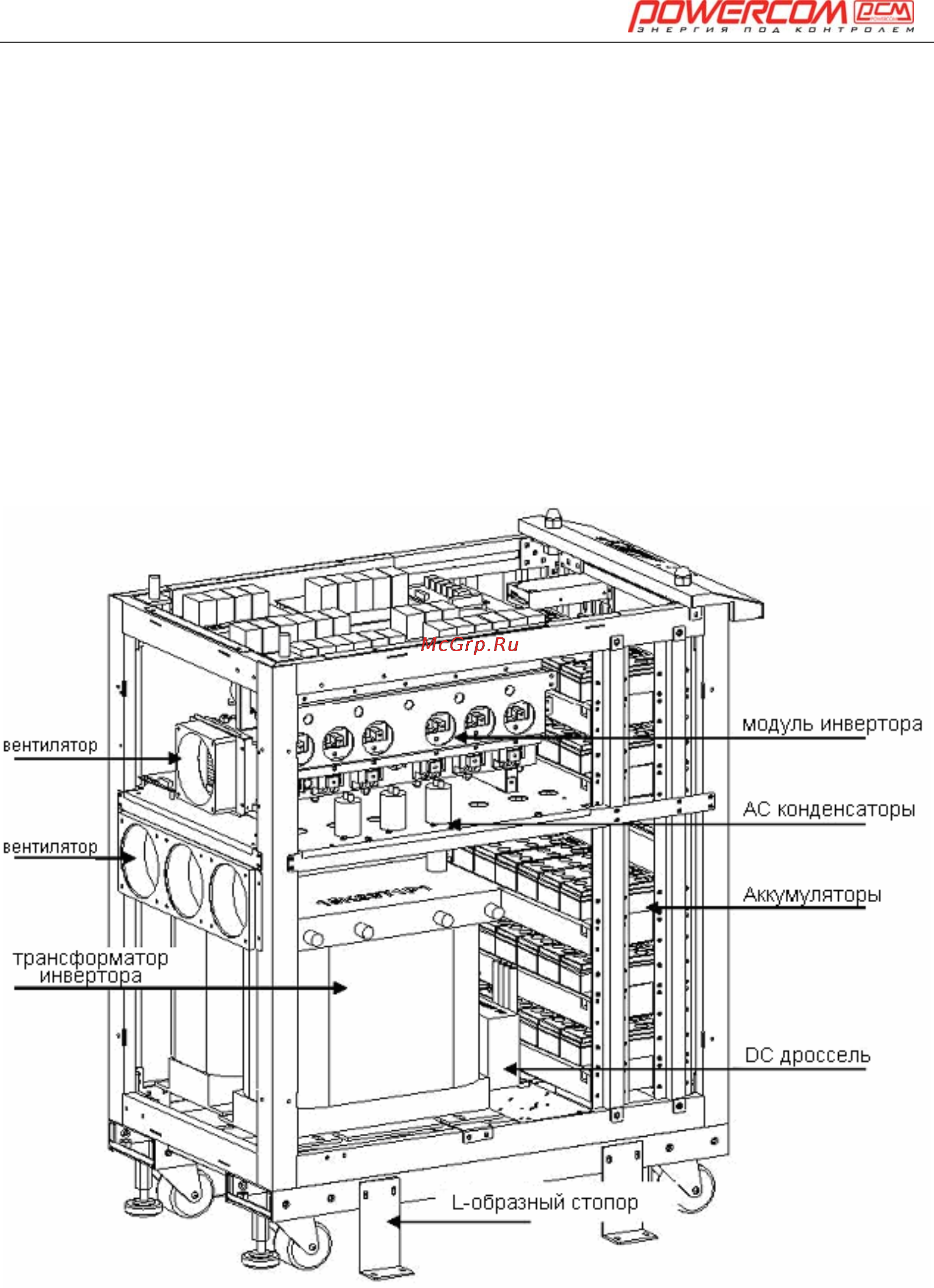 Powercom ONL-22.5K33 [8/108] 2 конструкция системы