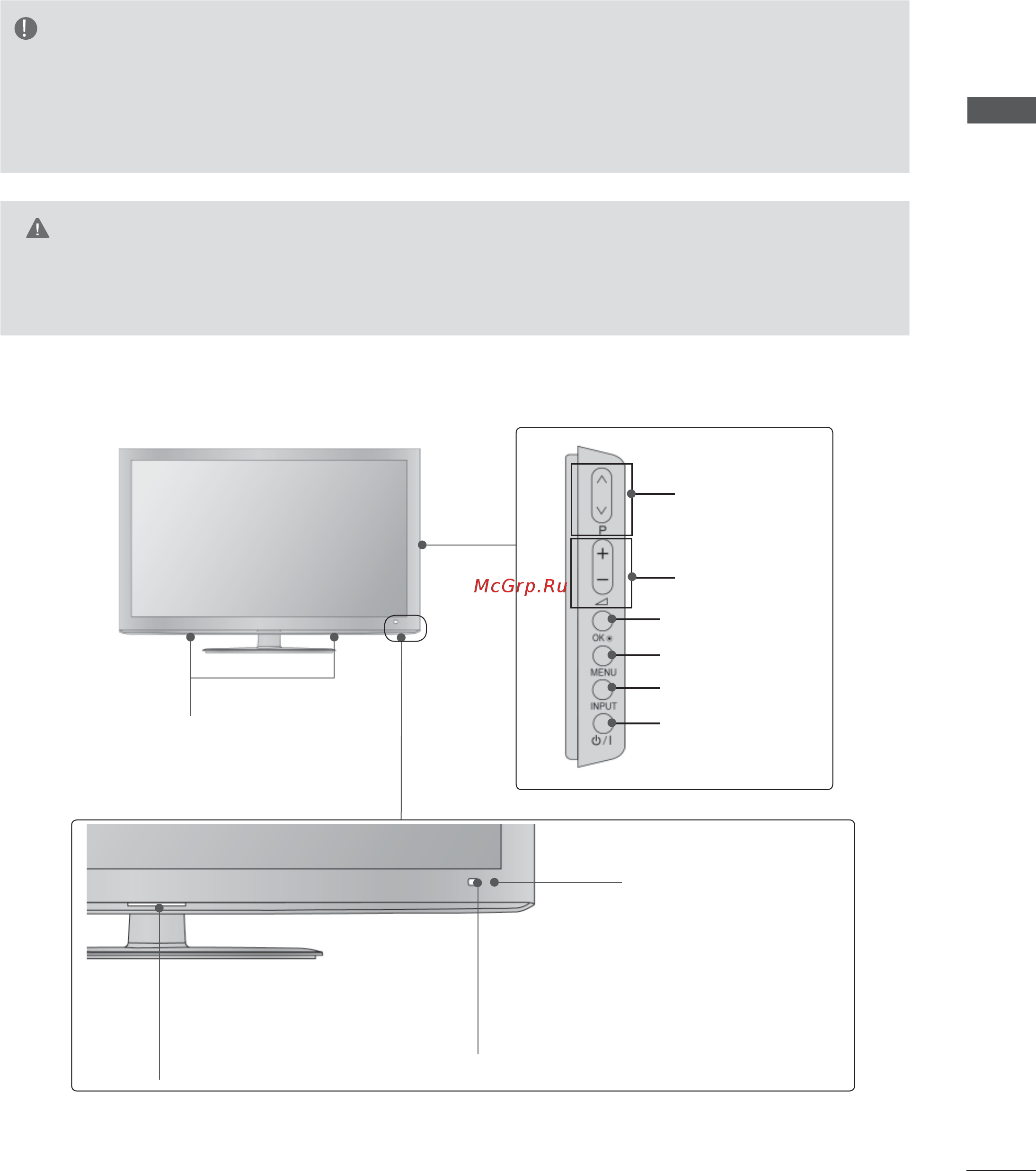 LG TV  32 LD345 [29/206] Элементы управления передней панели