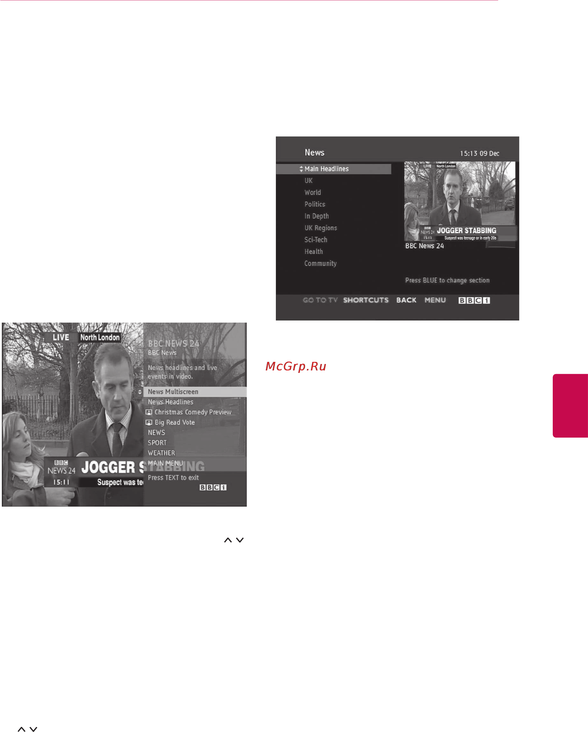 LG 32 LK455 [91/116] Цифровой телетекст