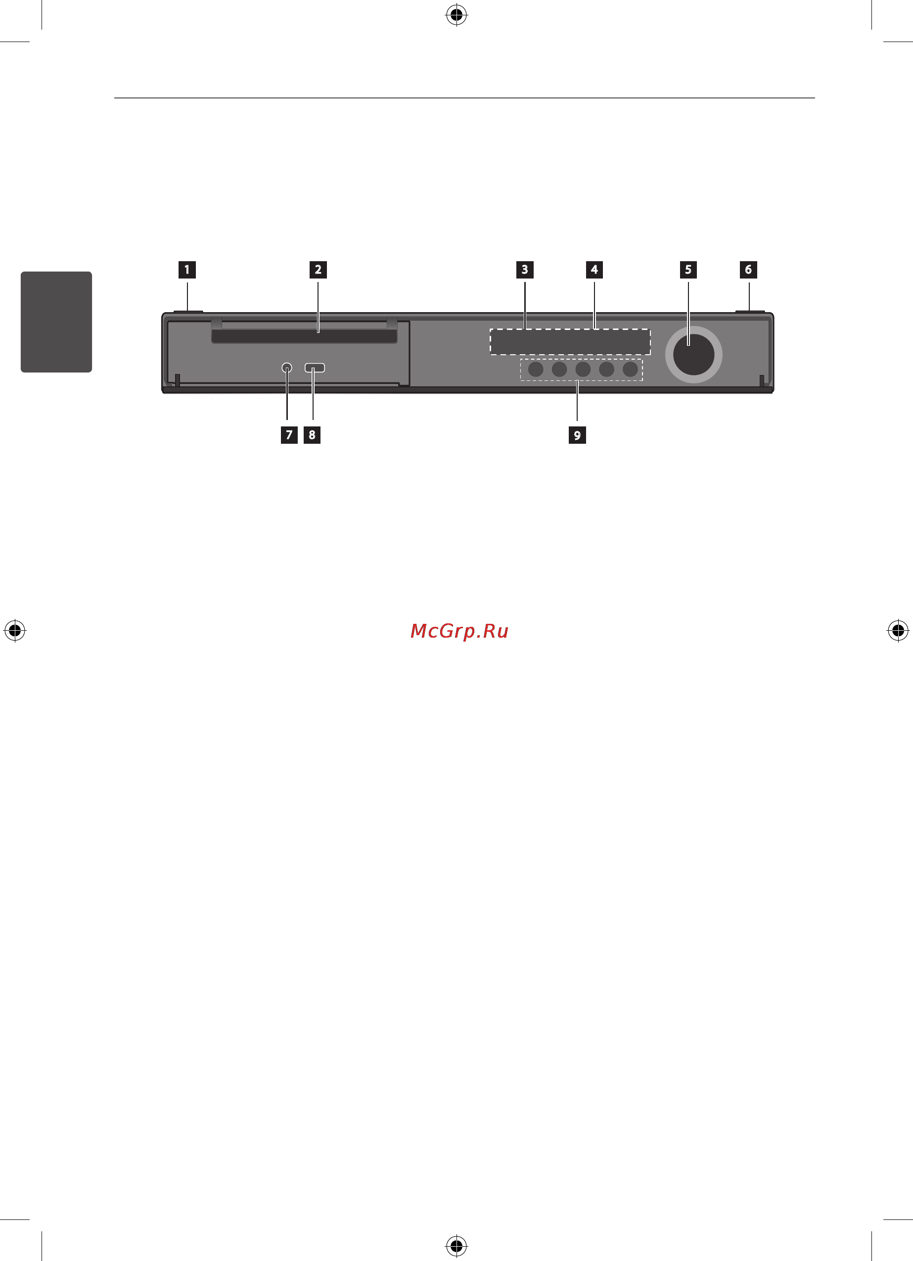 LG HB-805PH [14/80] Передняя панель