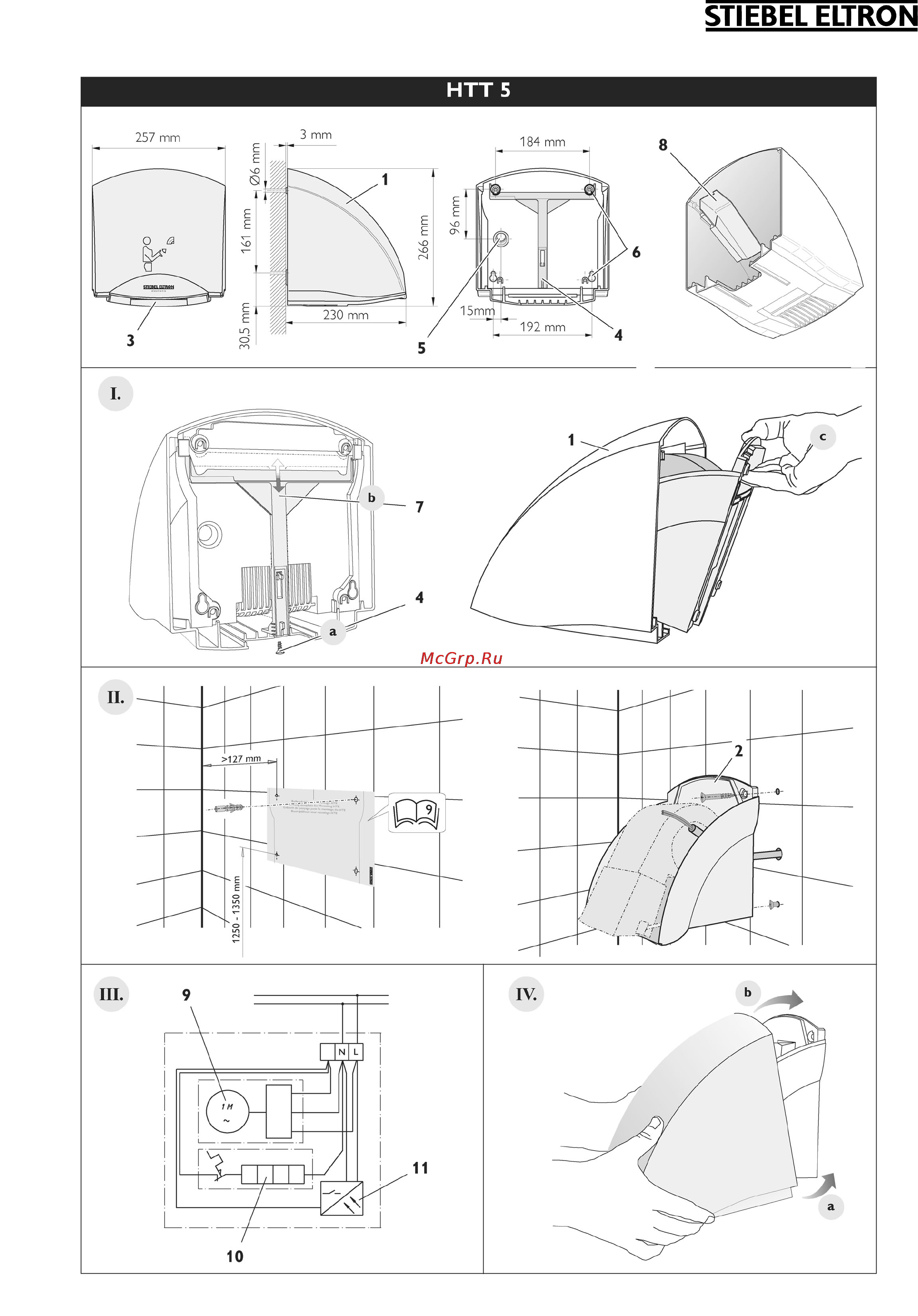 Stiebel Eltron HTT 5 AM 182052 Инструкция по эксплуатации онлайн [3/6] 23046