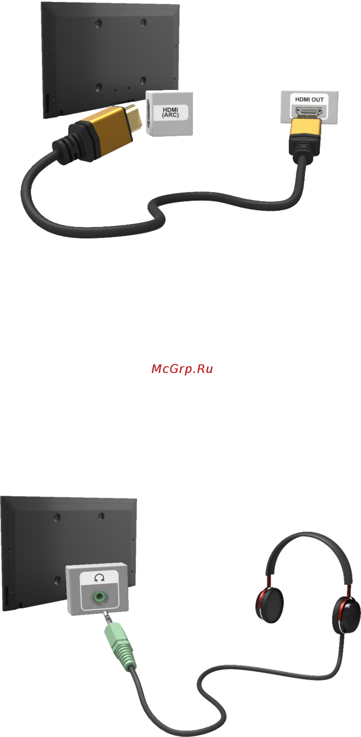 Samsung PS51F5500AK [16/197] Подключение наушников