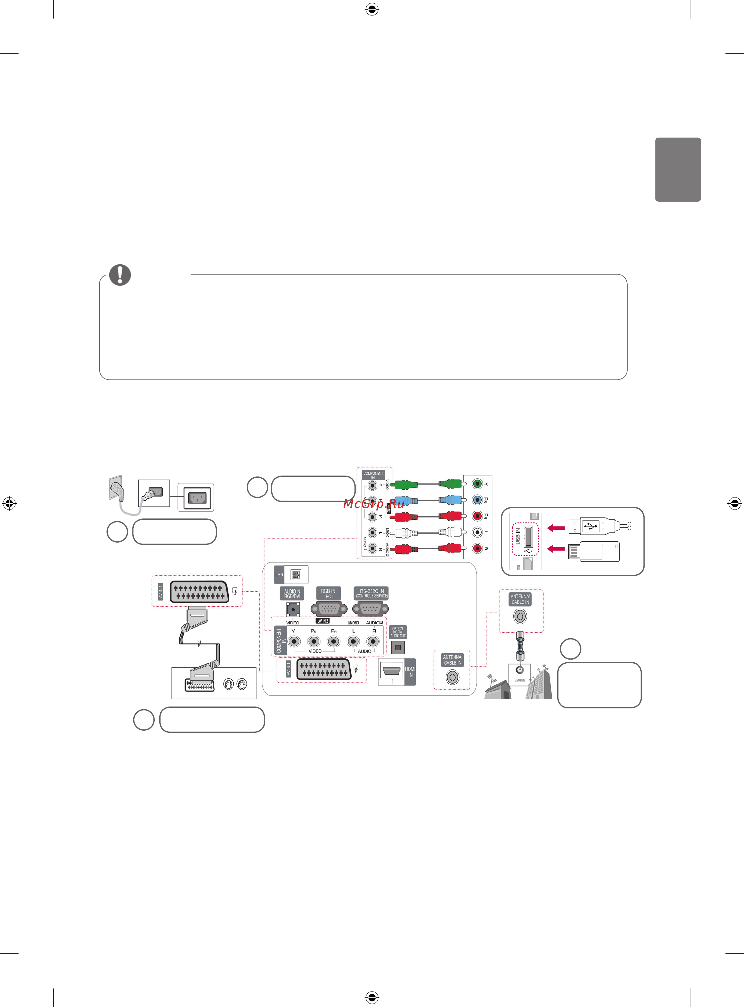 LG 42PA4500 [21/90] Making connections