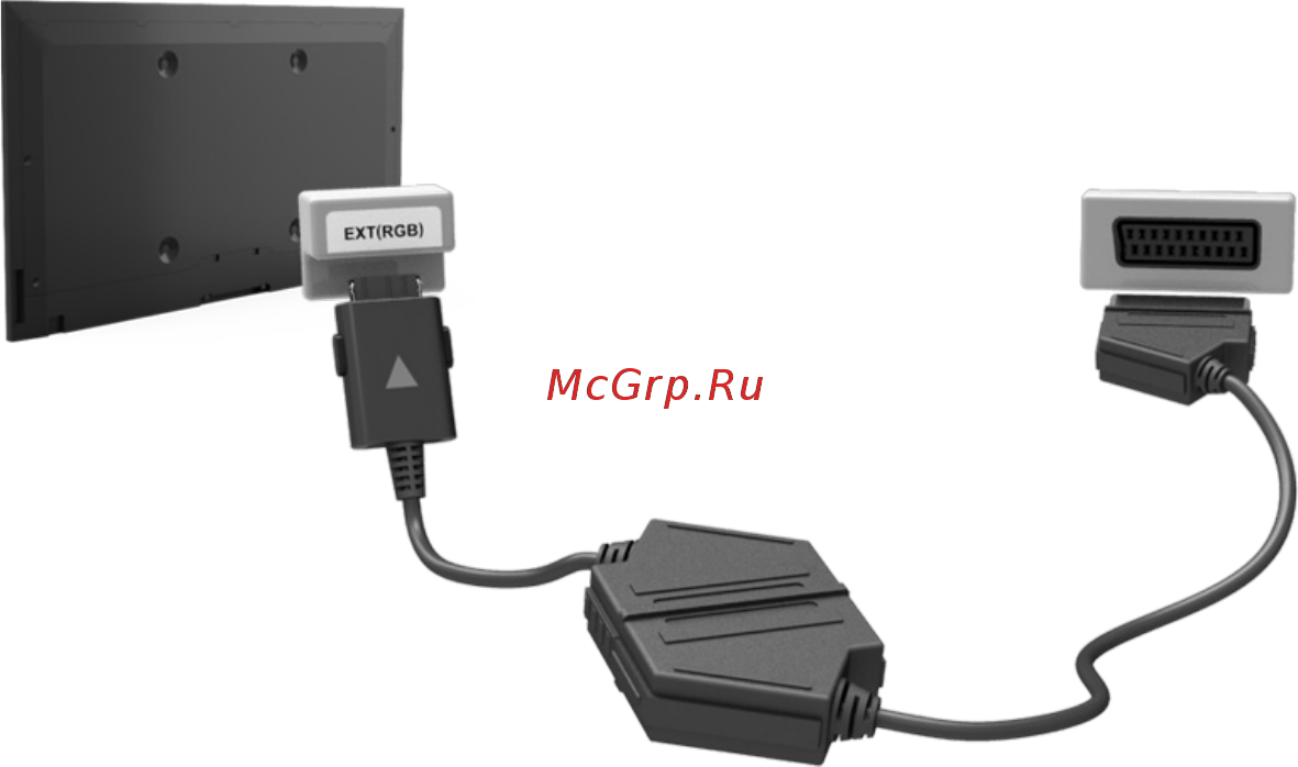 Samsung UE65F9000AT [15/202] Подключение по scart