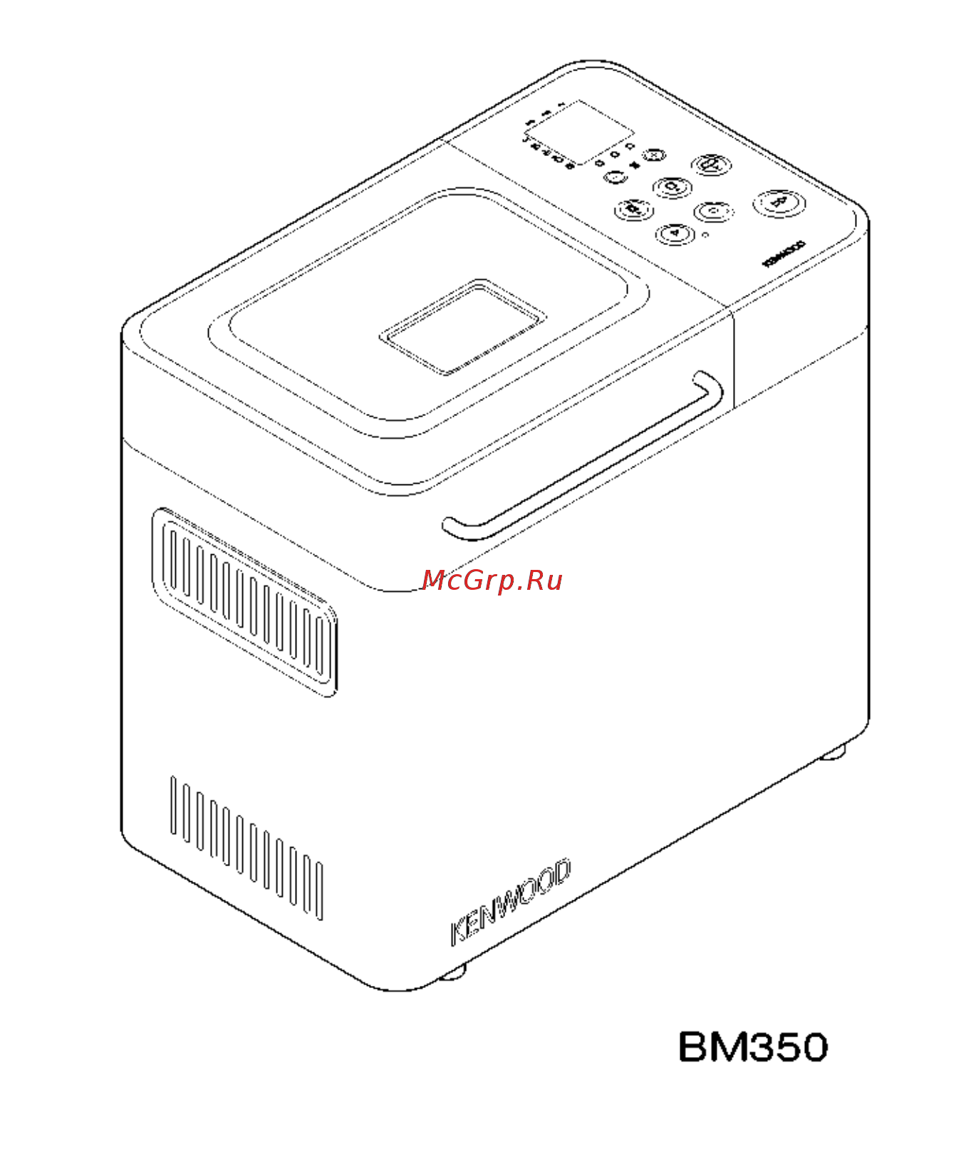 Kenwood BM350 Инструкция по эксплуатации онлайн