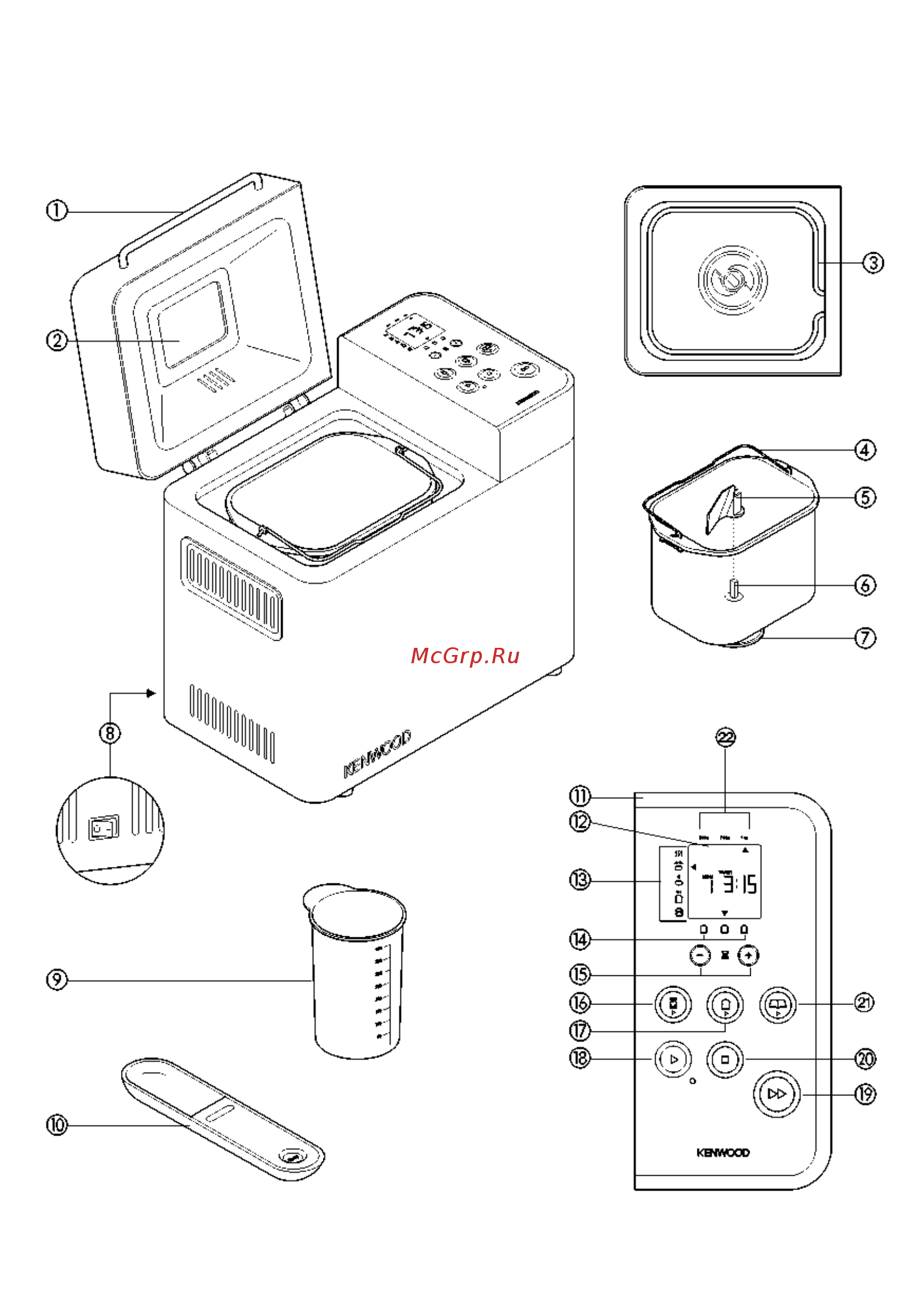 Kenwood BM350 Инструкция по эксплуатации онлайн [2/18] 21647
