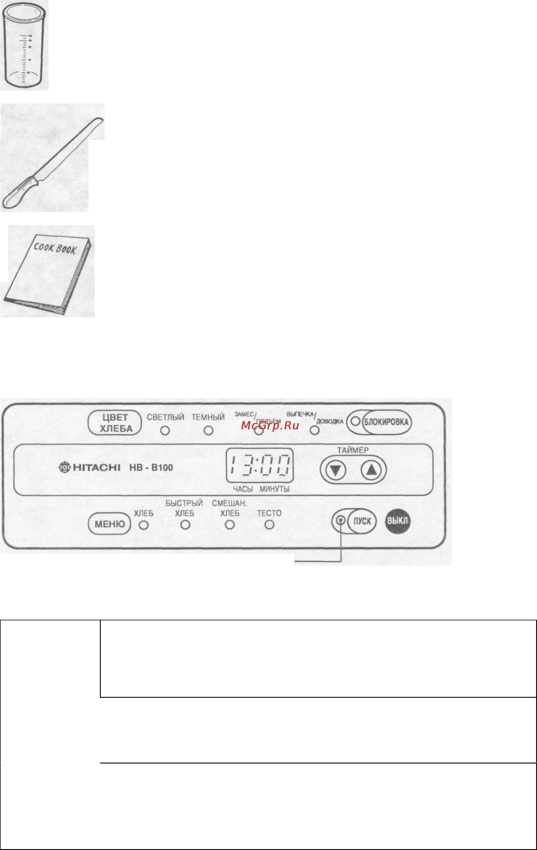 Hitachi HB-B100 [7/36] Ïàíåëü óïðàâëåíèß è ðàáîòà