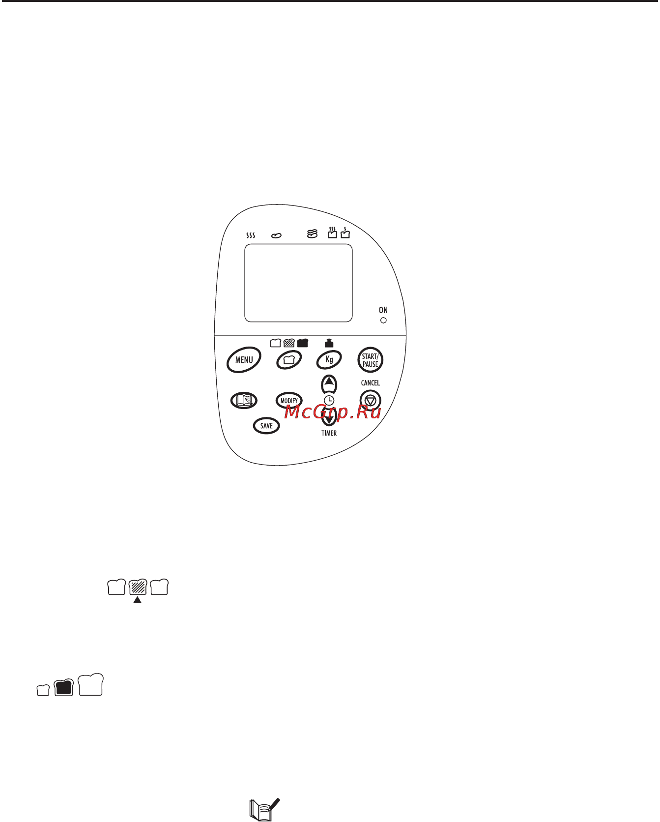 Delonghi BDM 125 S [6/56] Панель управления
