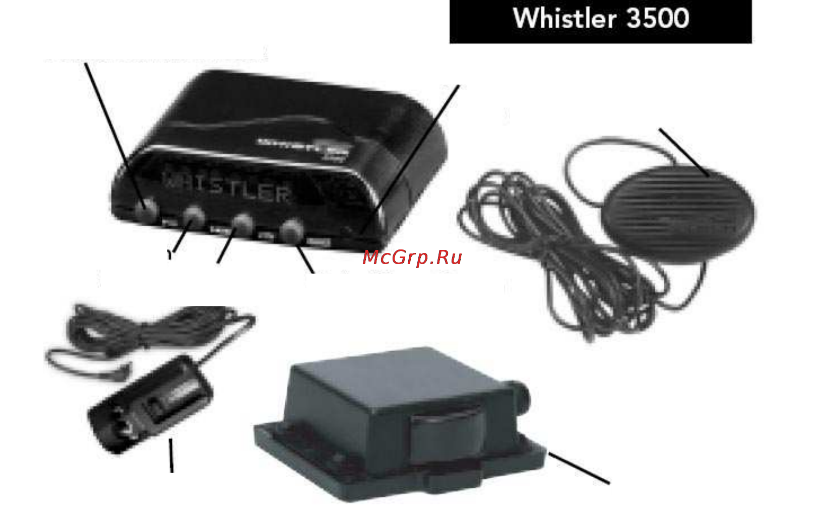Whistler 3500 [2/11] Характеристики