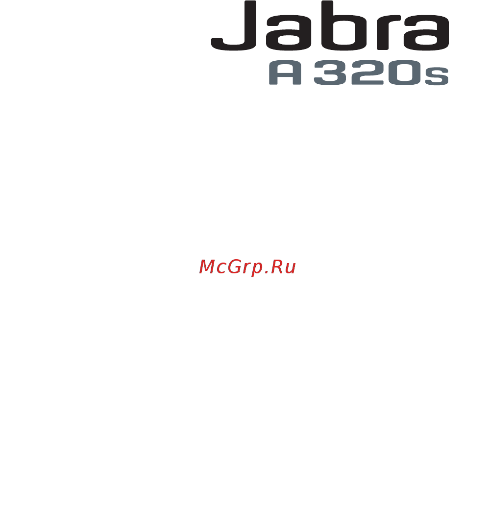 Jabra A320s [2/19] Installation guide