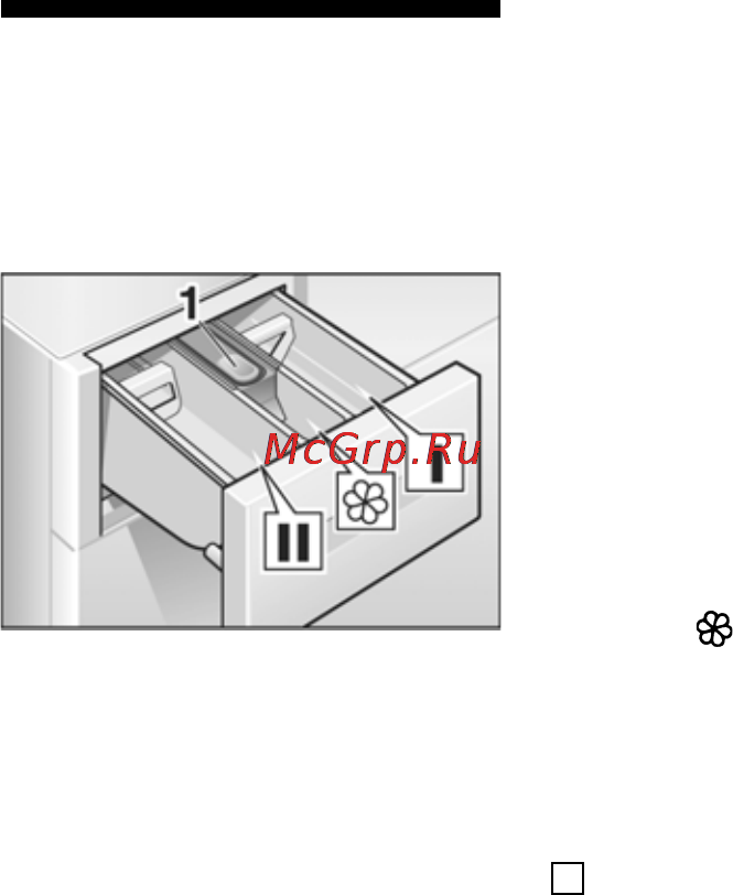 Bosch WFLI 2440EU [18/49] Загрузка мою щего средства и средств по уходу за бельем