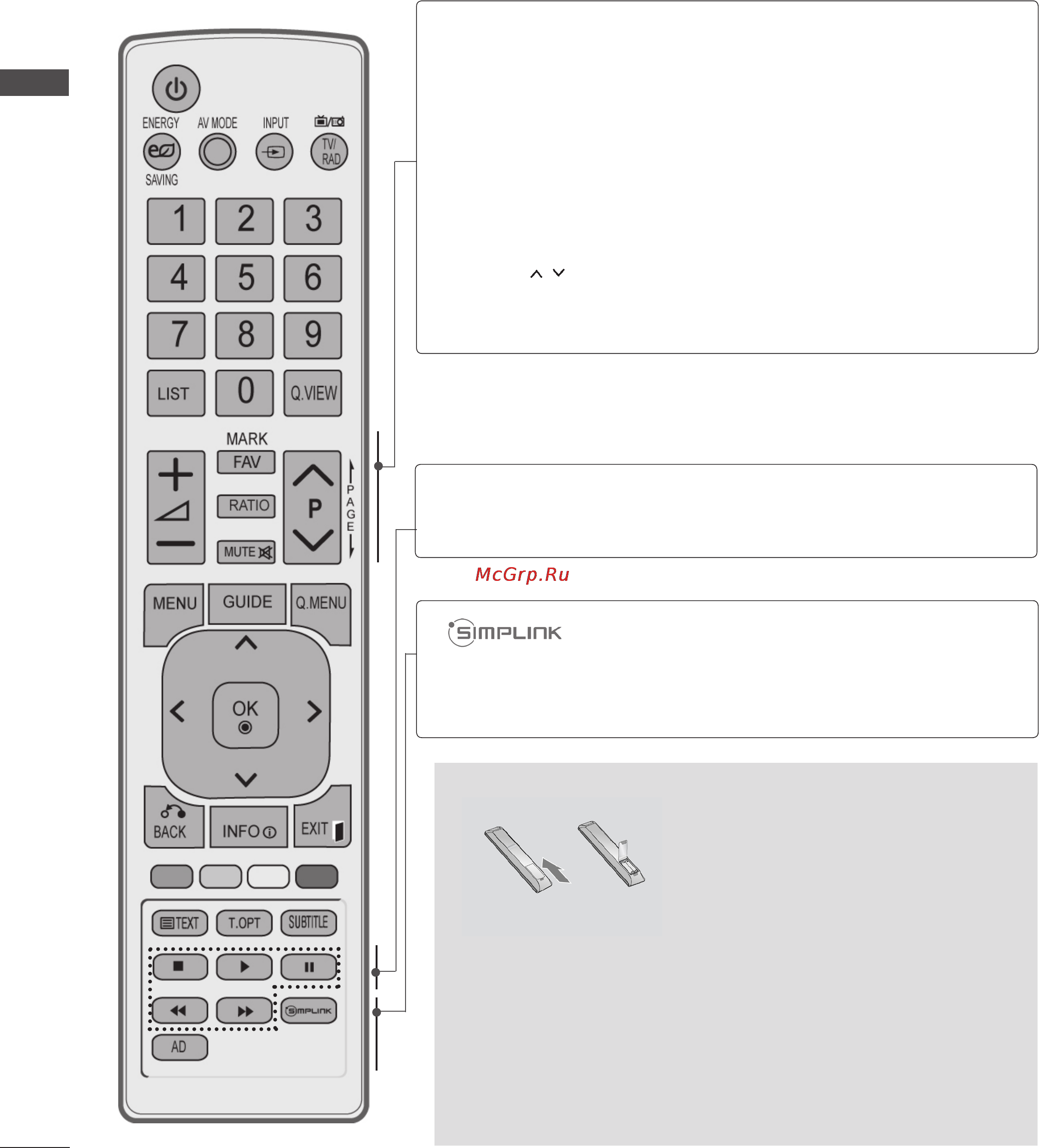 LG 32 LE5300 [36/206] Подготовка к использованию