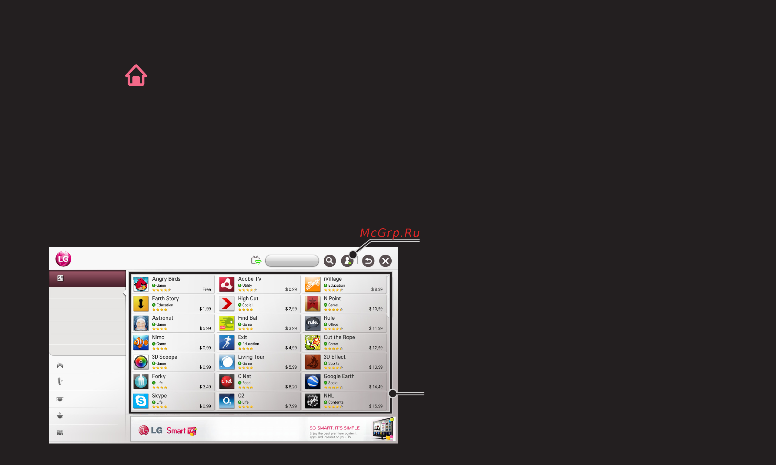 LG 55LA860V [147/270] Smart lg smart world