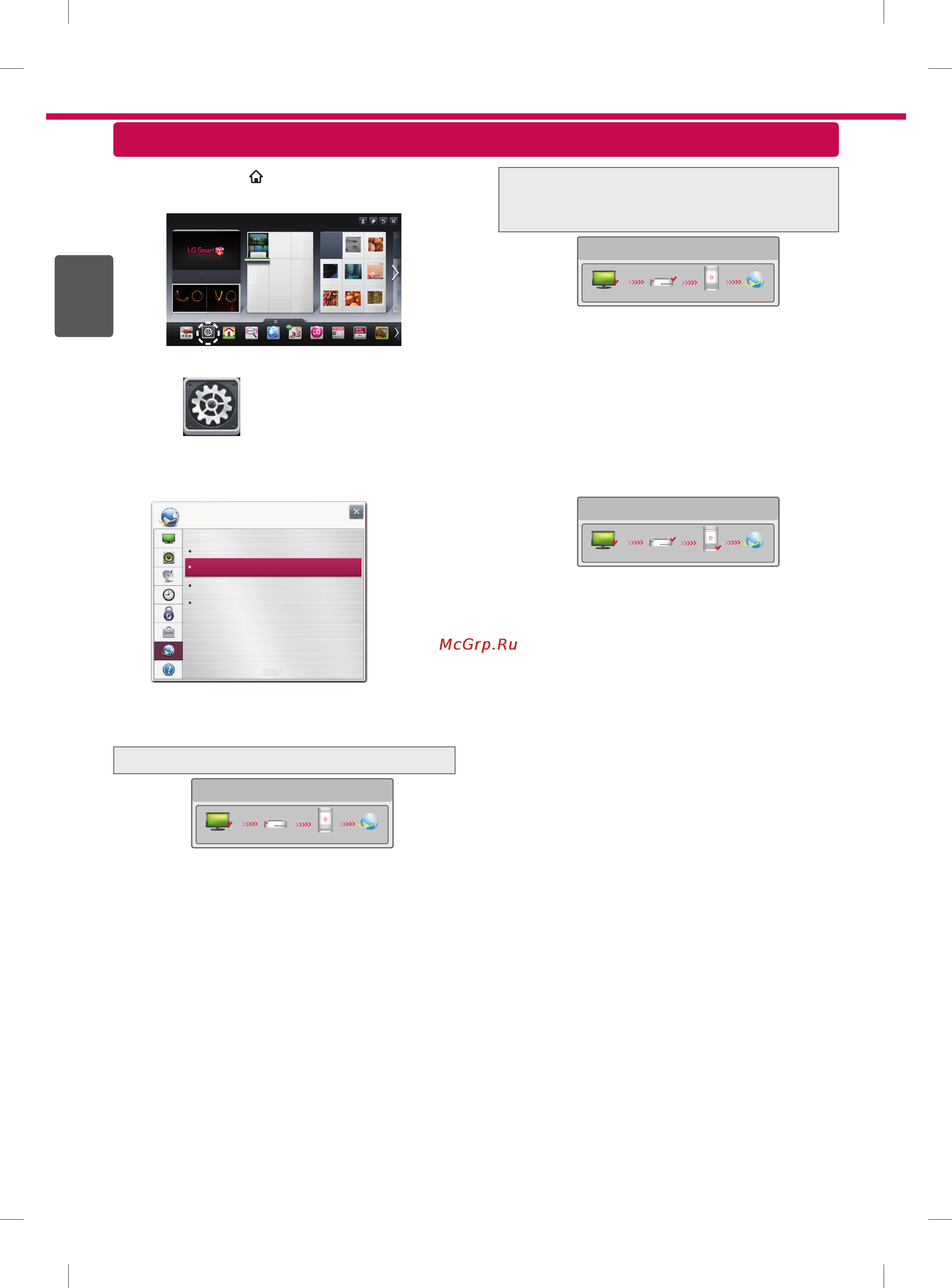 LG 42LM640T [4/8] Устранение неполадок в сети