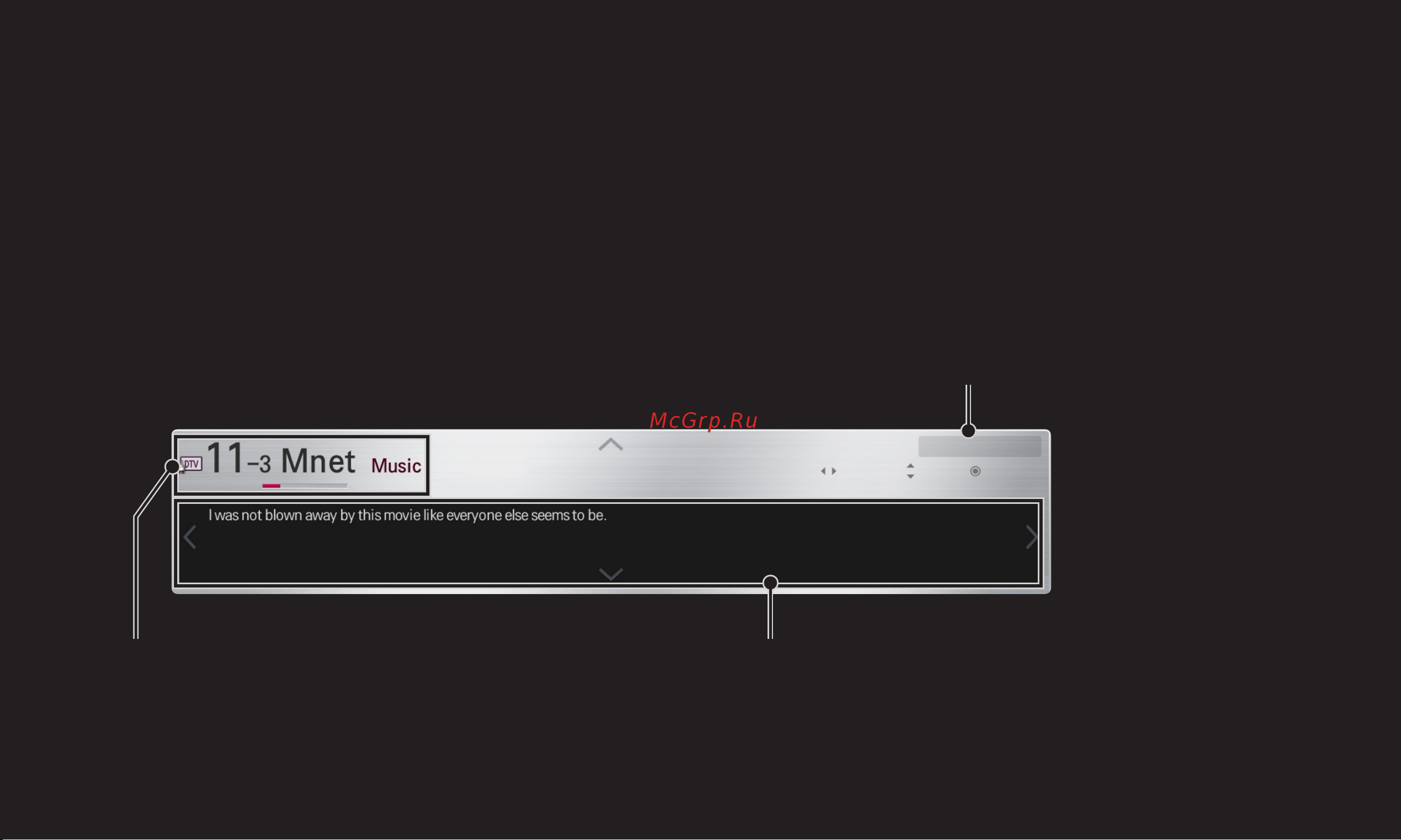 LG 47LM625S [2/206] Колесико ok информация