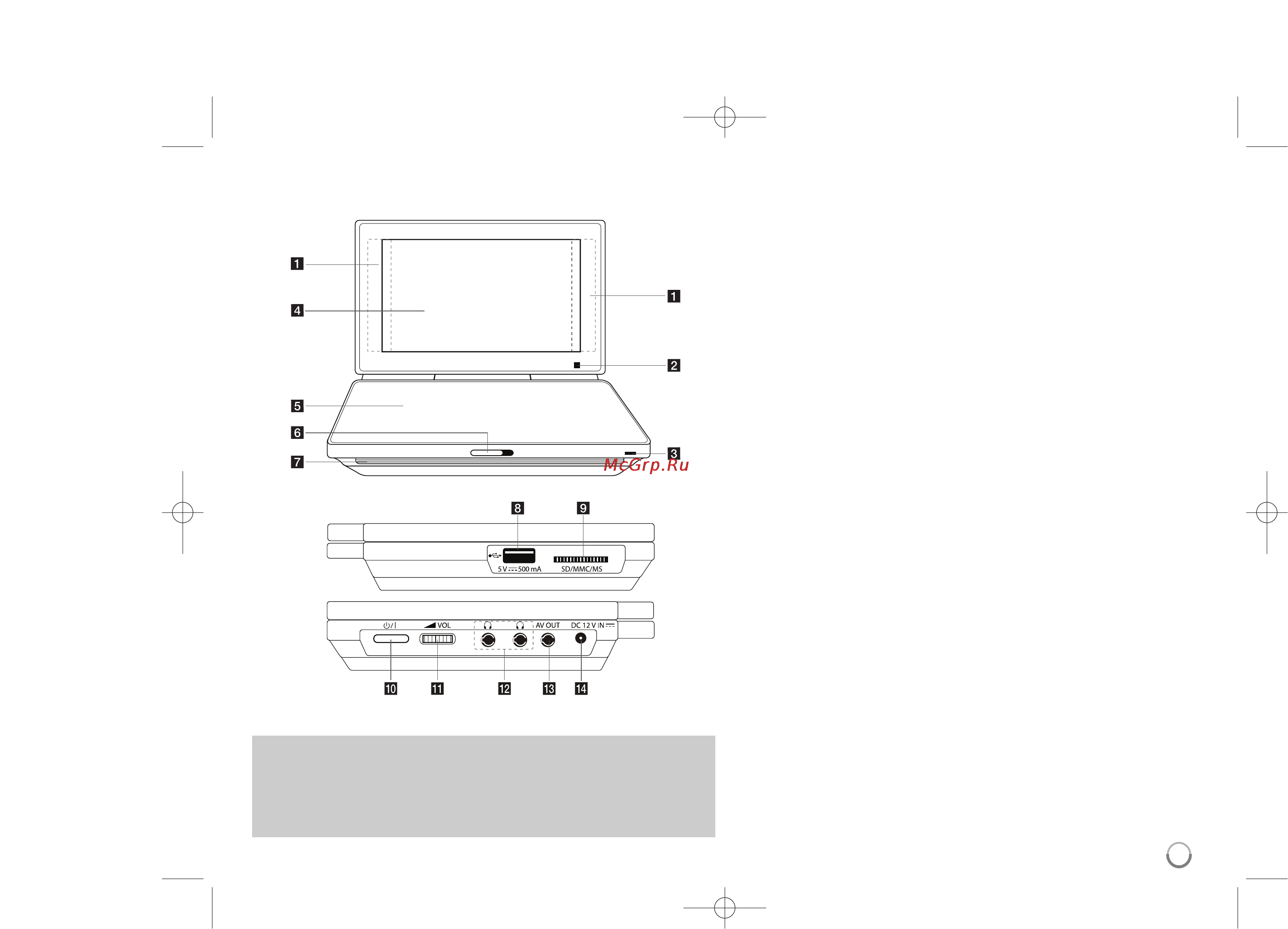 LG DP-582B [5/23] Основной блок