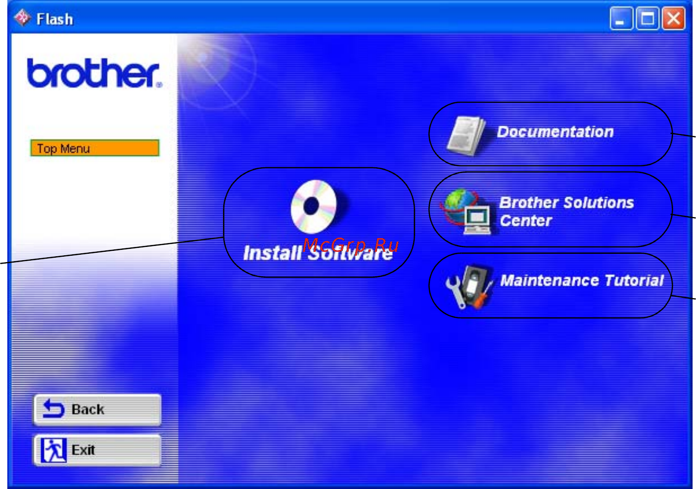Brother HL-7050N [22/253] What is on the cd rom for window