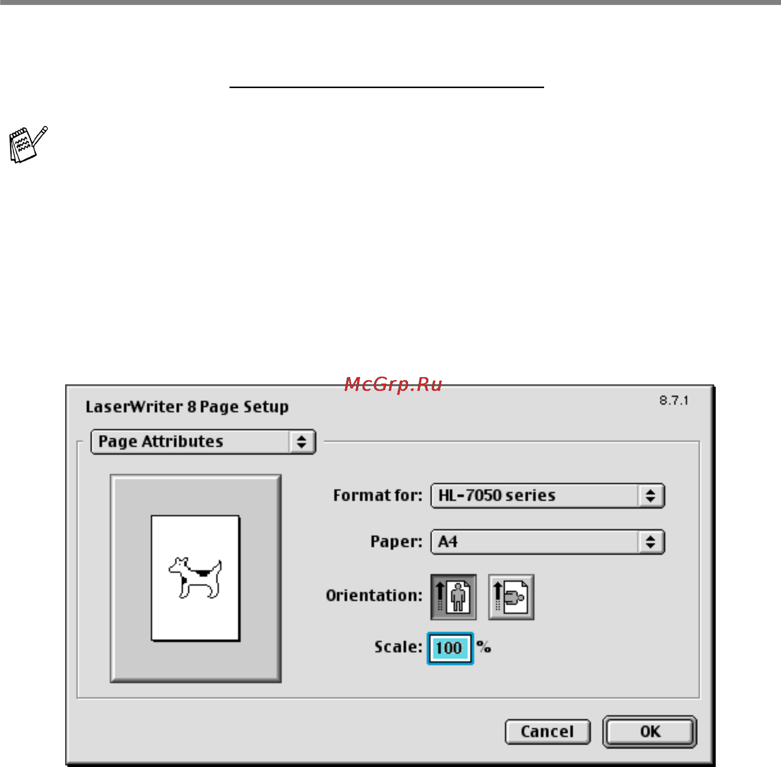 Brother HL-7050 [75/253] Os 8 to 9 ma
