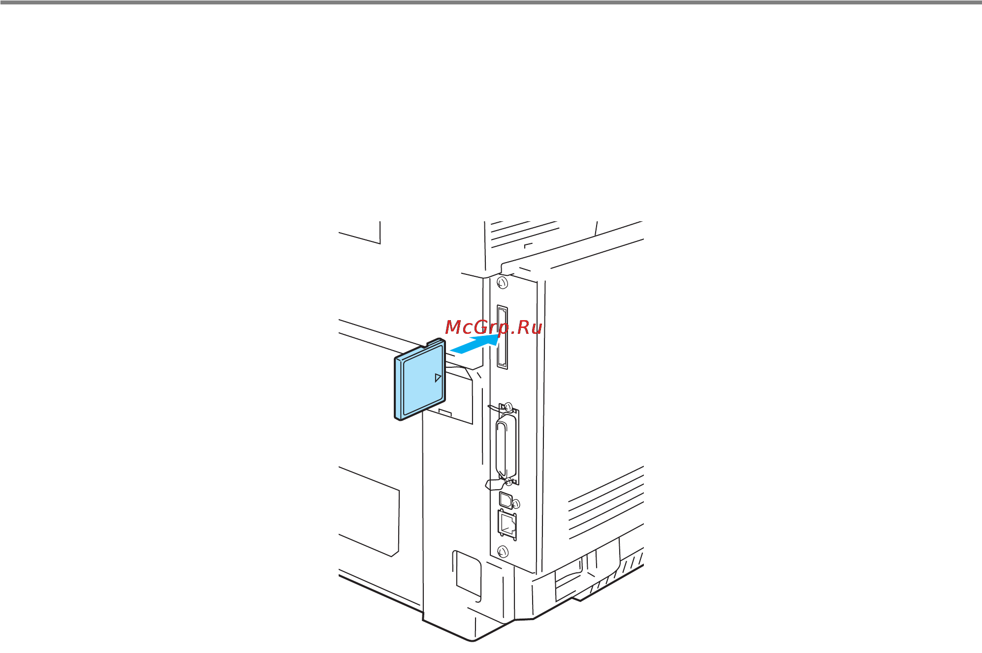 Brother HL-2700CN [106/175] Установка карты памяти compactflashtm