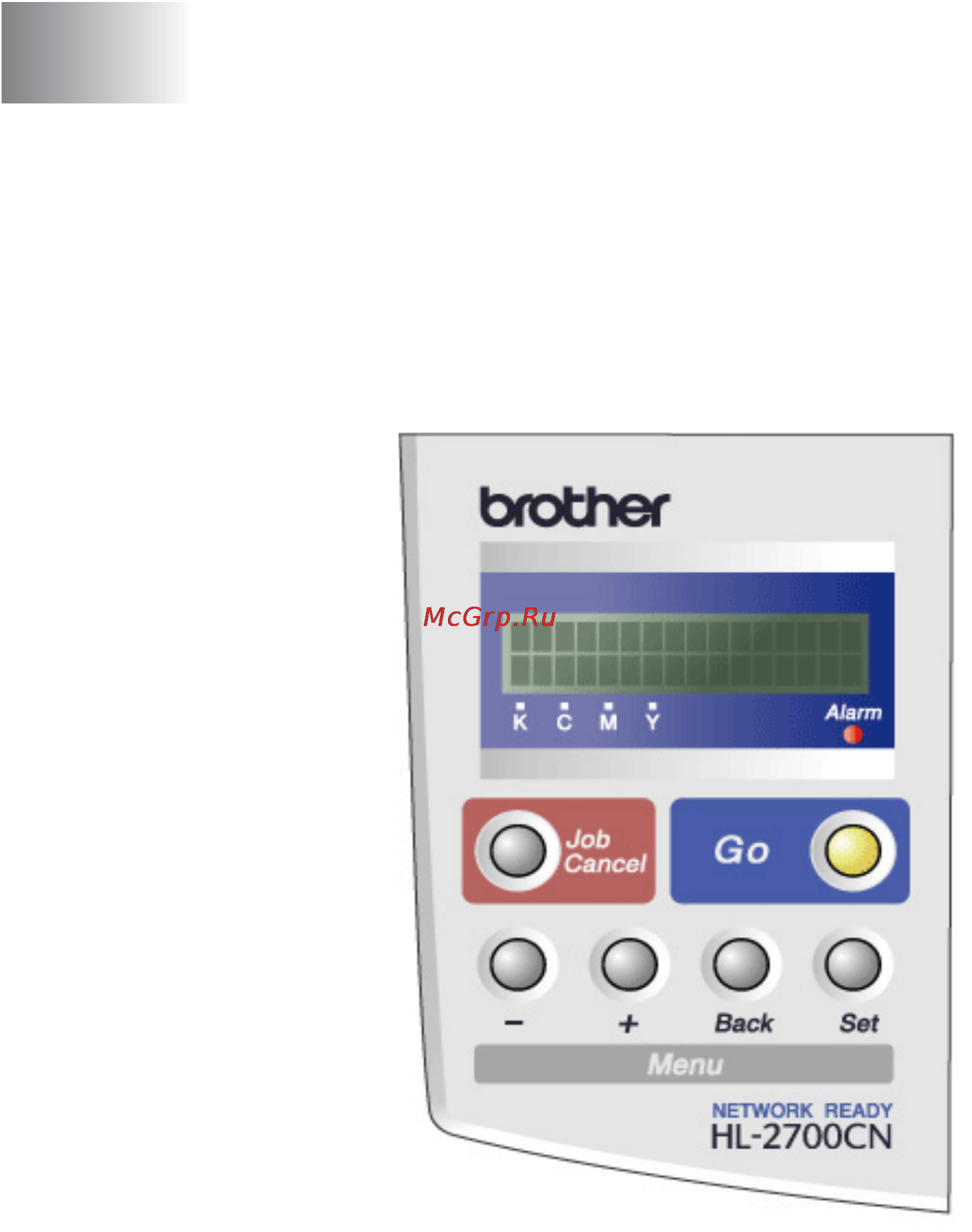Brother HL-2700CN [61/175] Панель управления