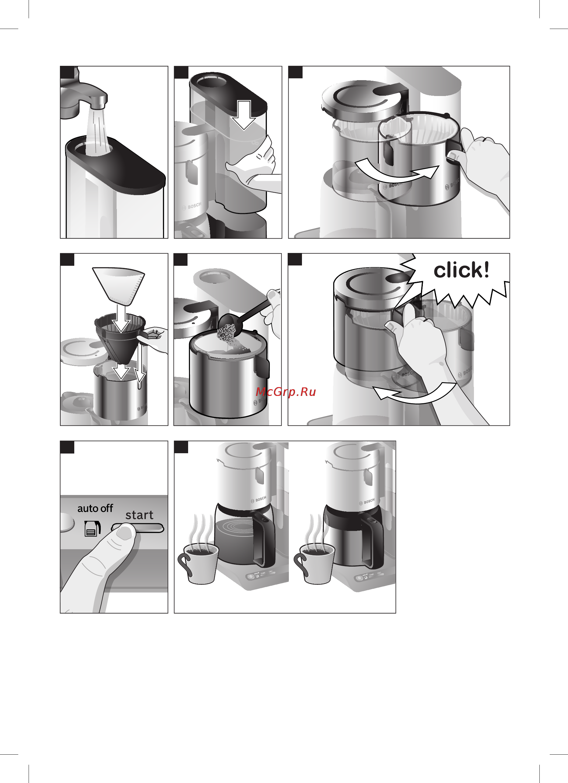 Bosch TKA8633 Инструкция по эксплуатации онлайн [4/96] 23843