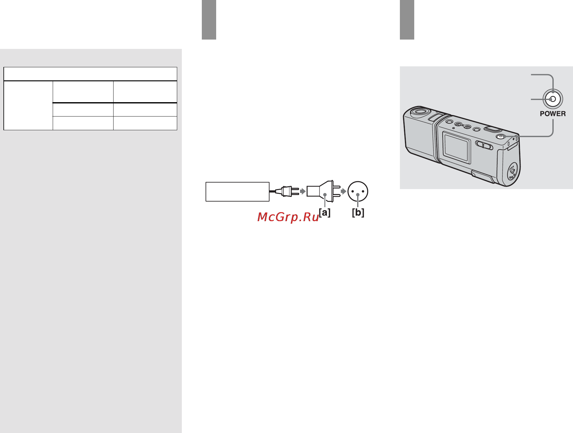 Sony Cyber-Shot DSC-U50 [14/180] Включение выключение фотоаппарата