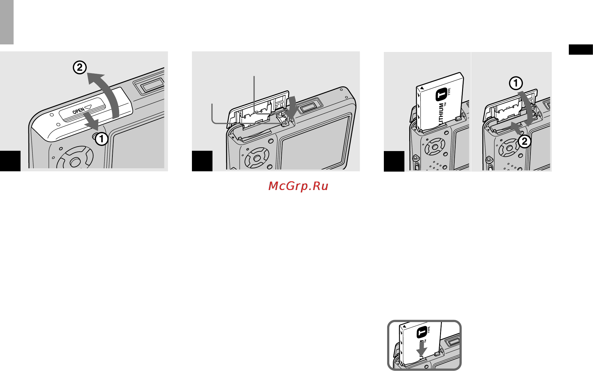 Sony DSC-T3 [15/158] Начальные операции