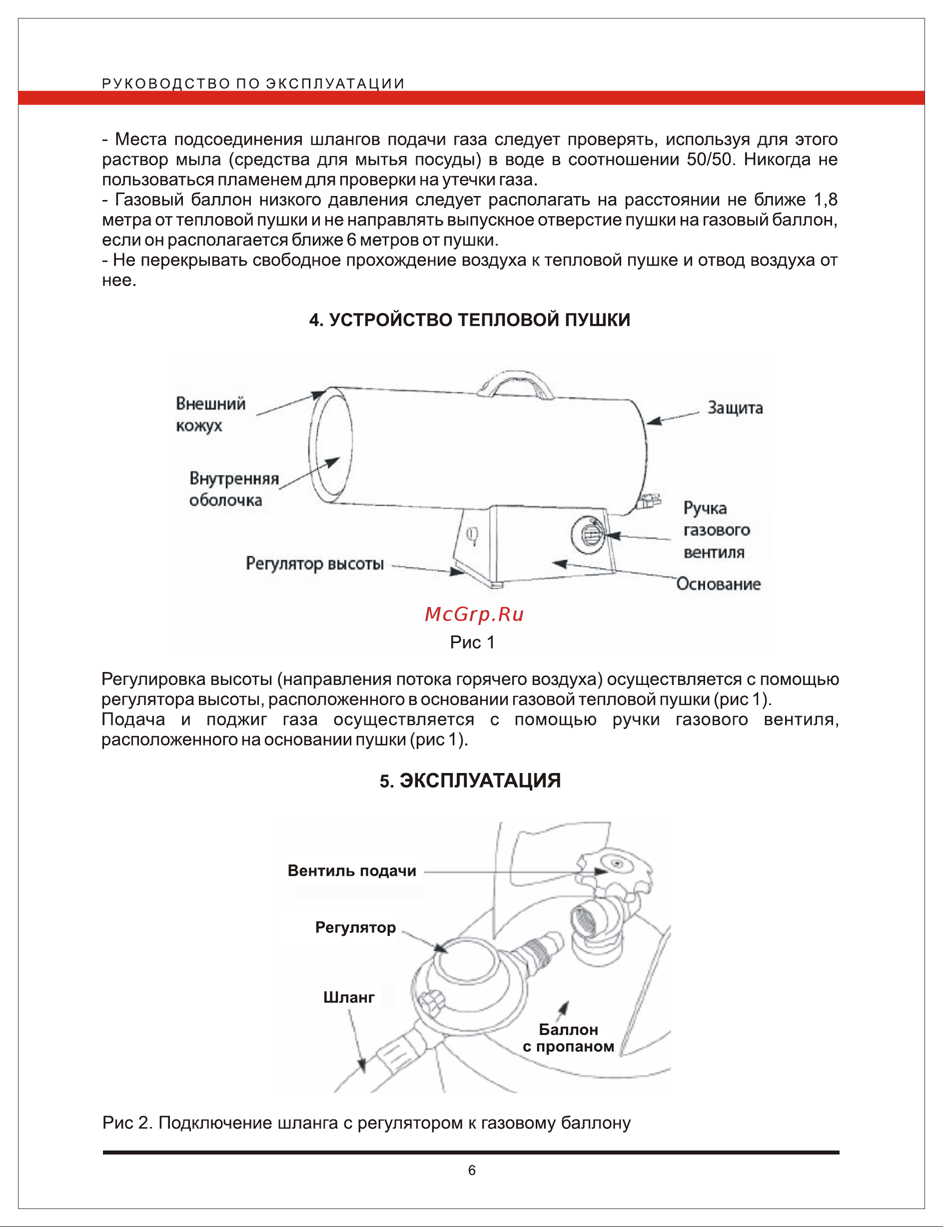 Elitech ТП 15Г 166403 Инструкция по эксплуатации онлайн [6/12] 307411