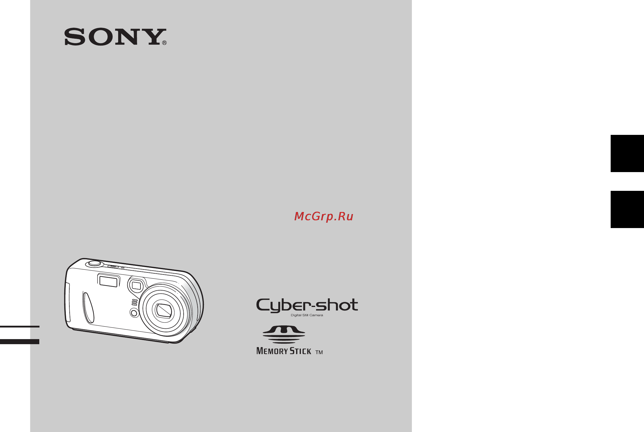 Sony DSC-P92 Инструкция по эксплуатации онлайн