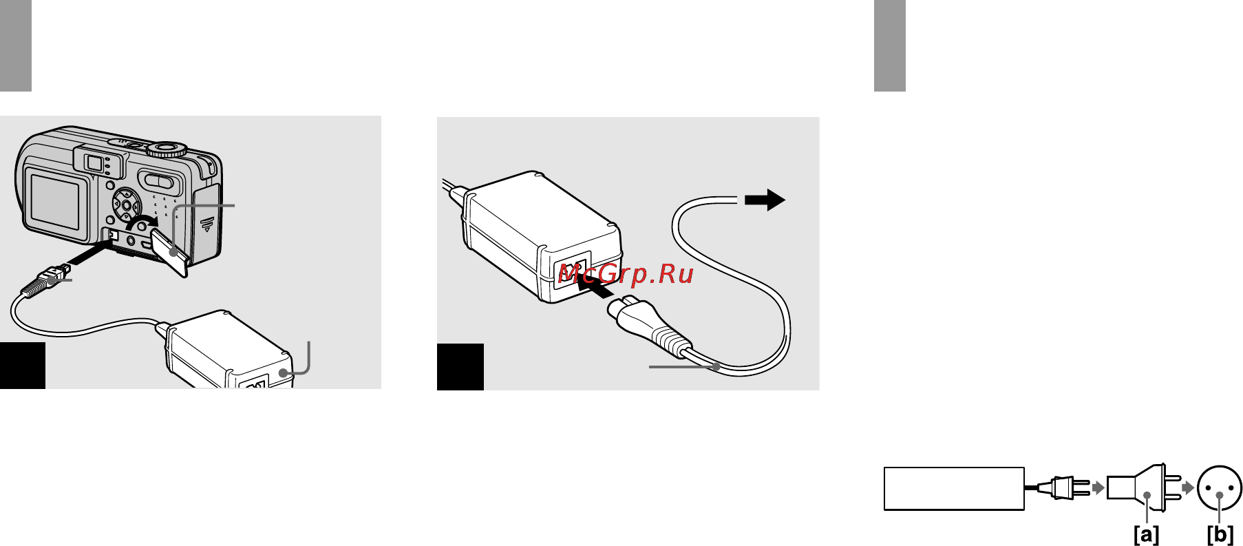 Sony DSC-P8 [14/136] Использование внешнего источника питания