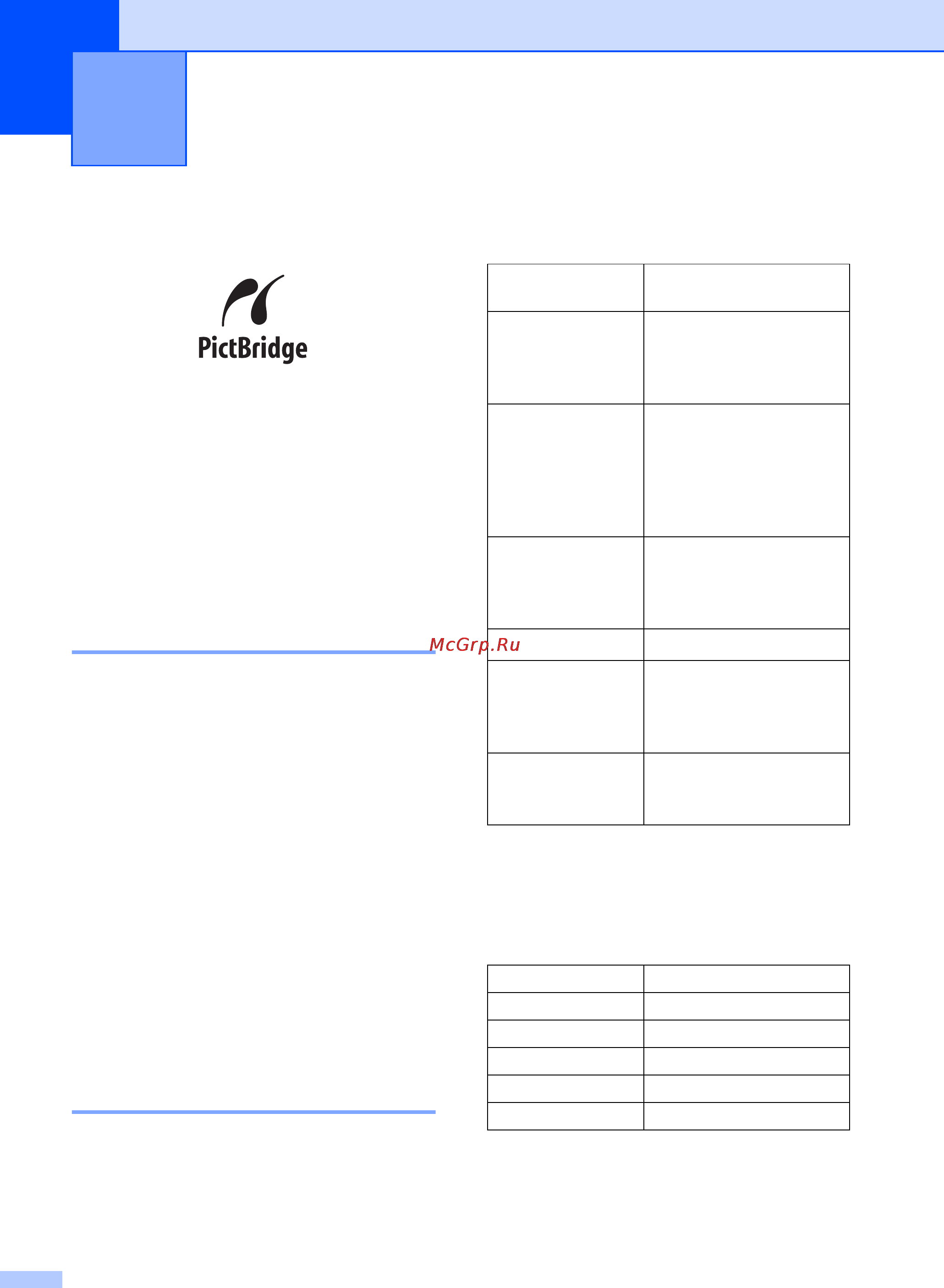 Brother DCP-130C [48/102] Печать фотографий с фотоаппарата при помощи pictbridge