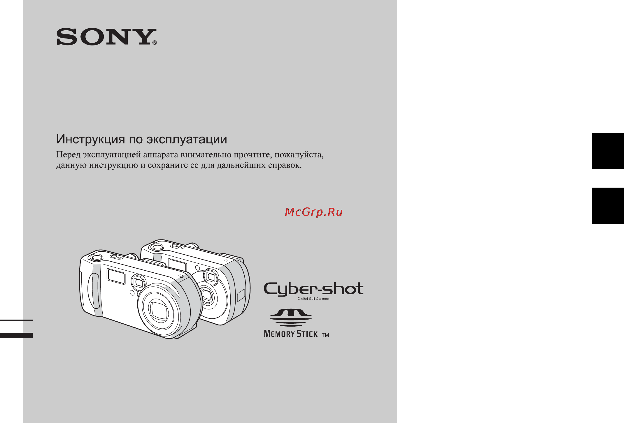 Sony DSC-P71 Инструкция по эксплуатации онлайн