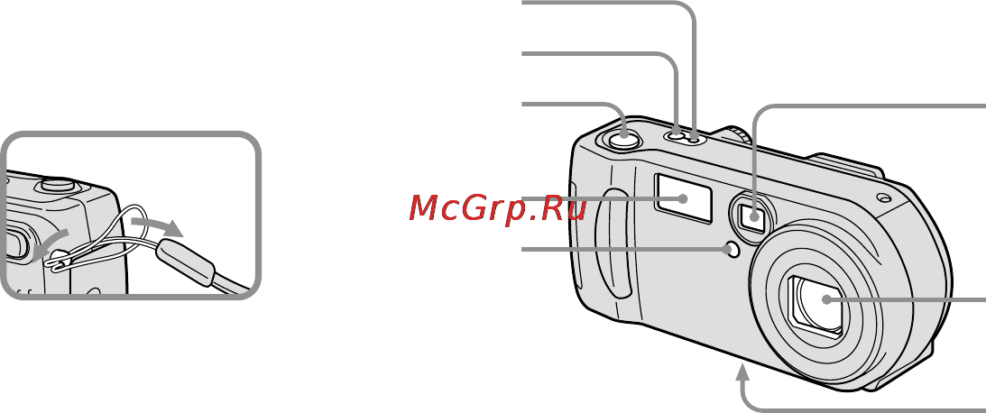 Sony DSC-P71 [8/212] Описание деталей фотоаппарата продолжение dsc p51