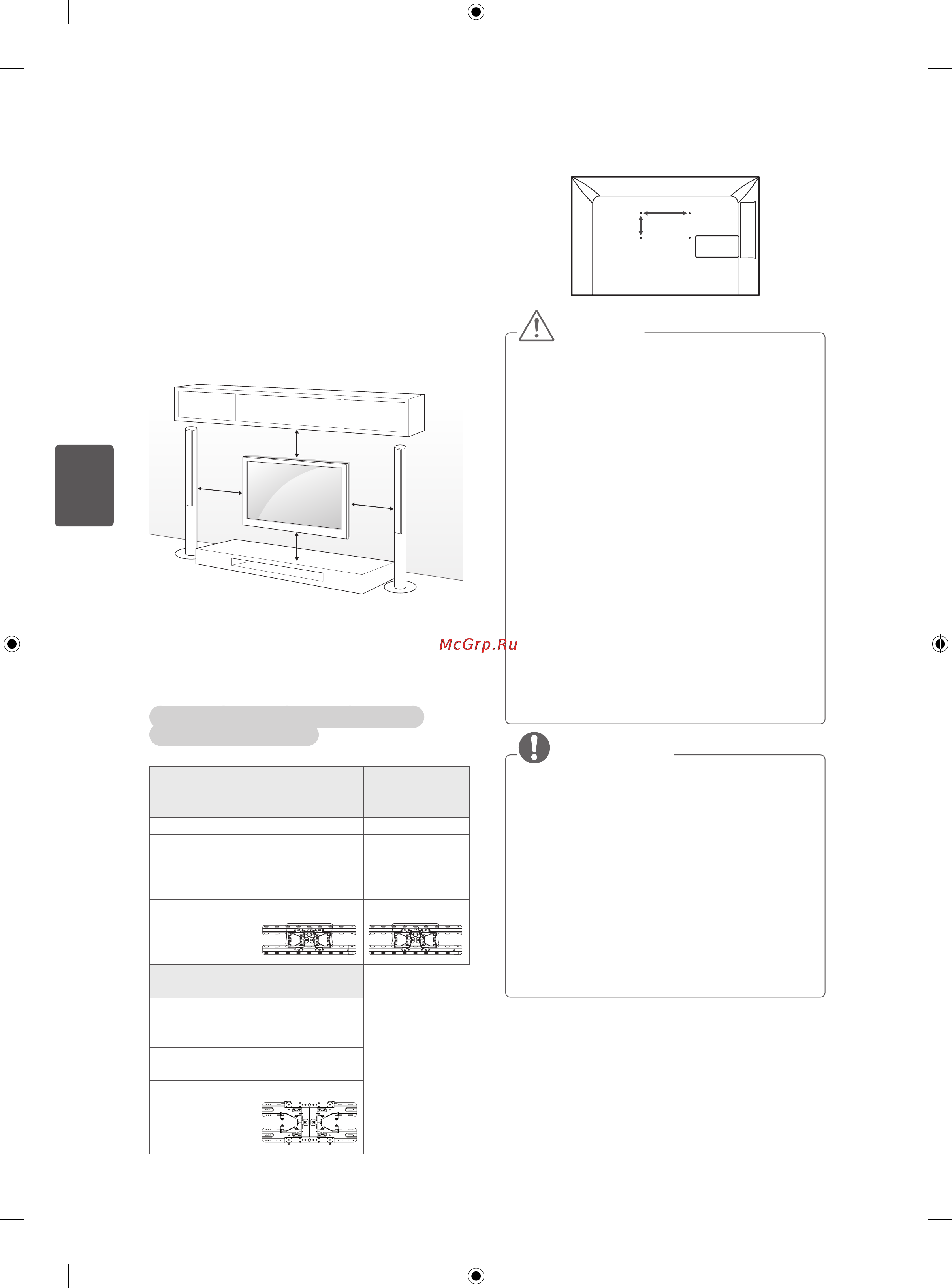 LG 32CS465 [92/114] Встановленнянастіні