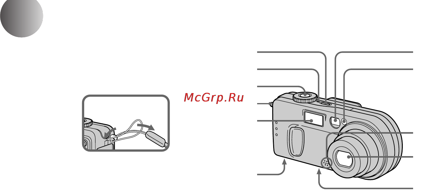 Sony DSC-P2 [8/208] Описание деталей фотоаппарата