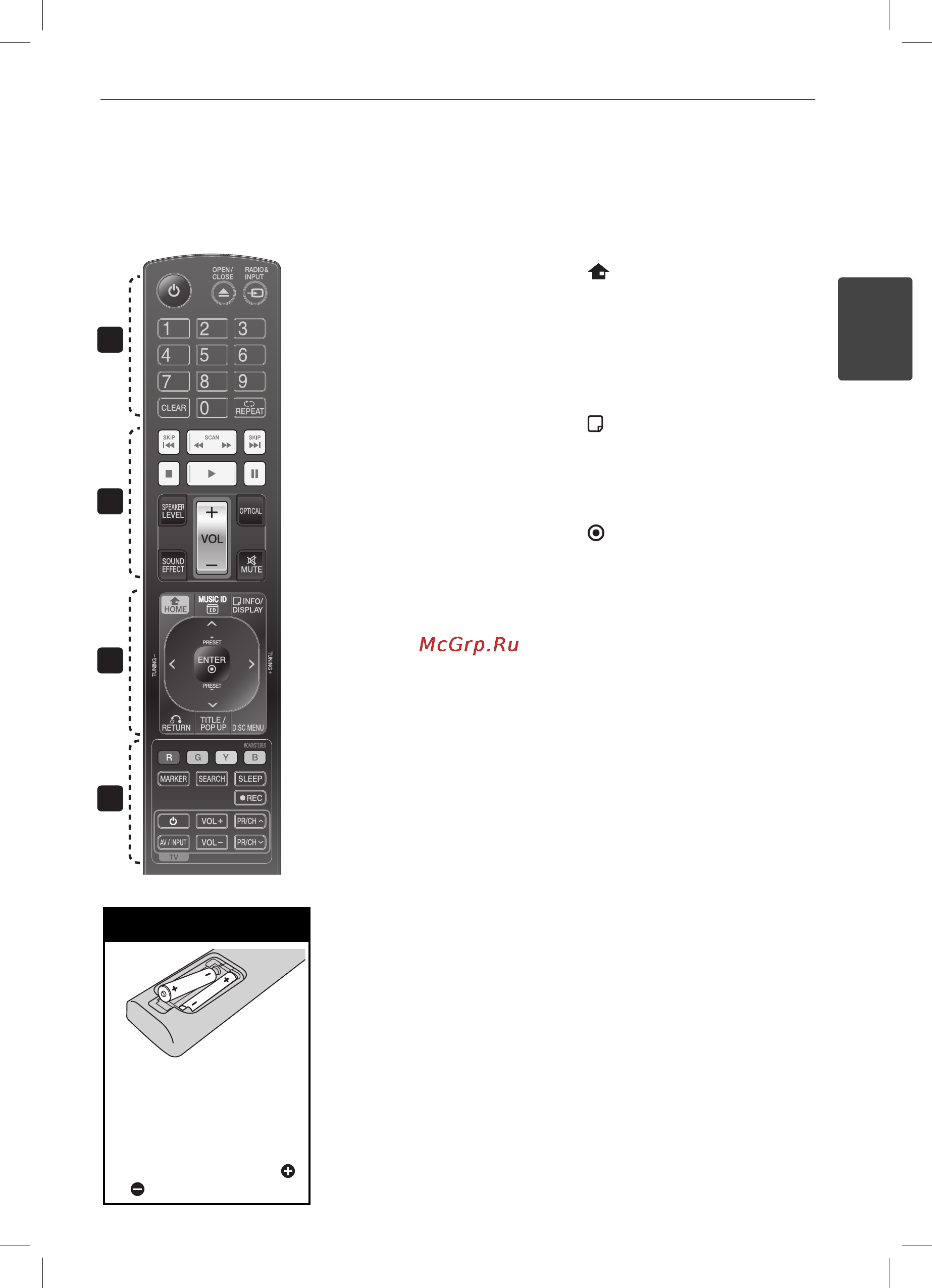 LG HX-995TZ Инструкция по эксплуатации онлайн [13/98] 24126