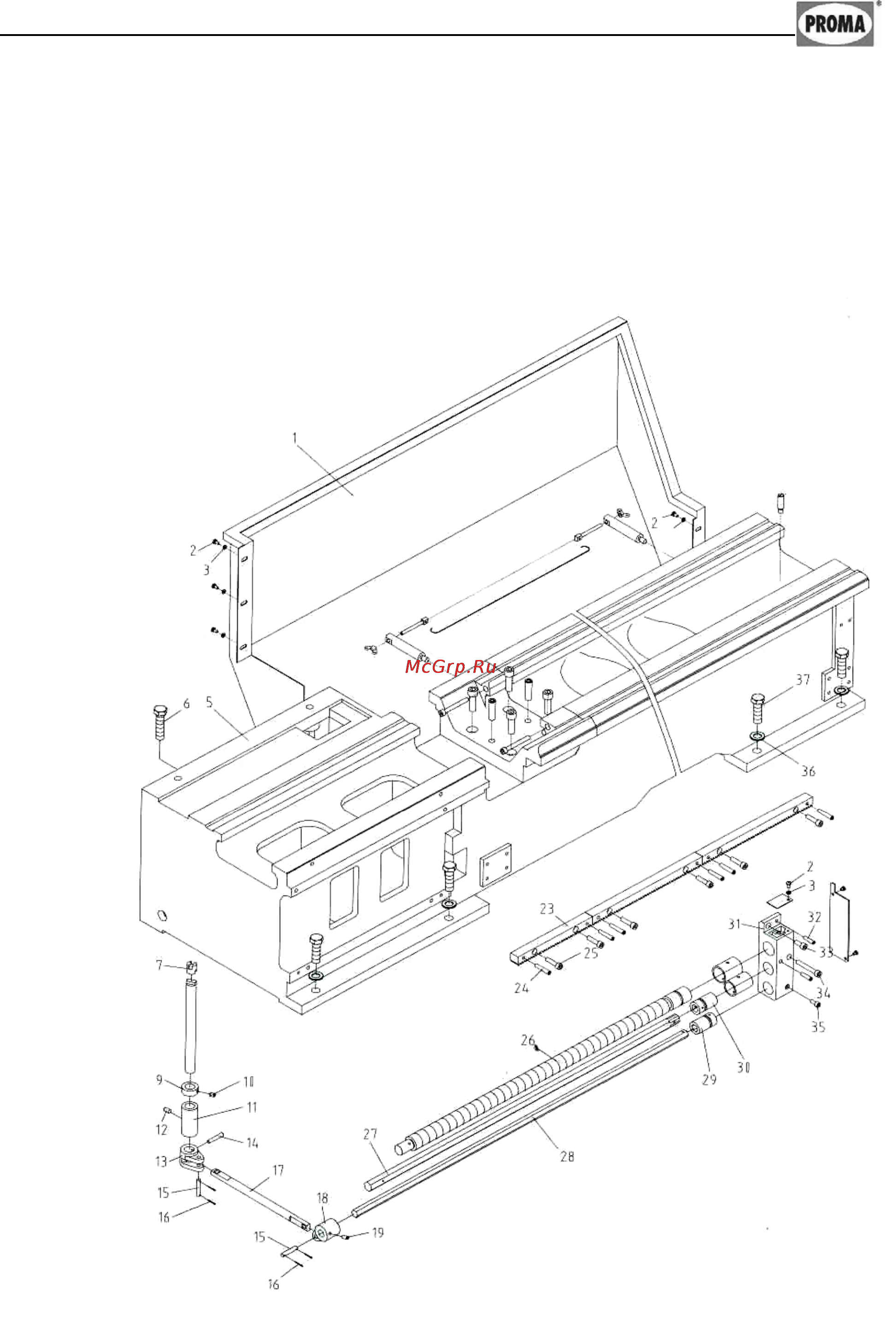 Proma SPI-1000 25015004 [27/56] Схемы узлов и деталей