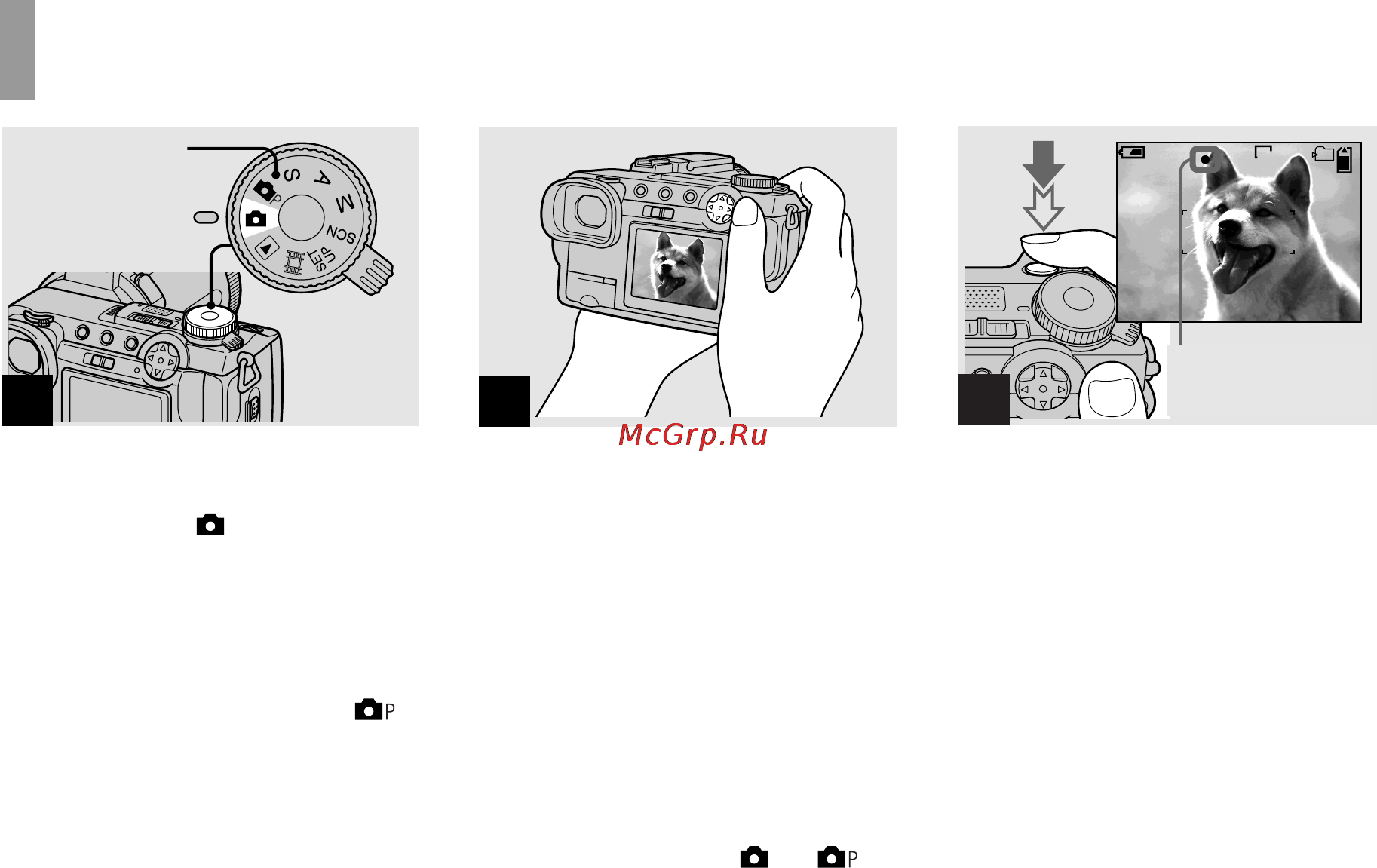 Sony DSC-F717 [20/256] Îñíîâû ñúåìêè íåïîäâèæíîãî èçîá²àæåíèø èñïîëüçîâàíèå ²åæèìà àâòîìàòè åñêîé ²åãóëè²îâêè