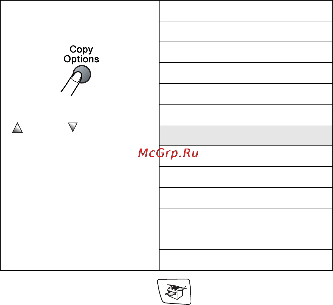 Brother MFC-210C [108/228] Copy option
