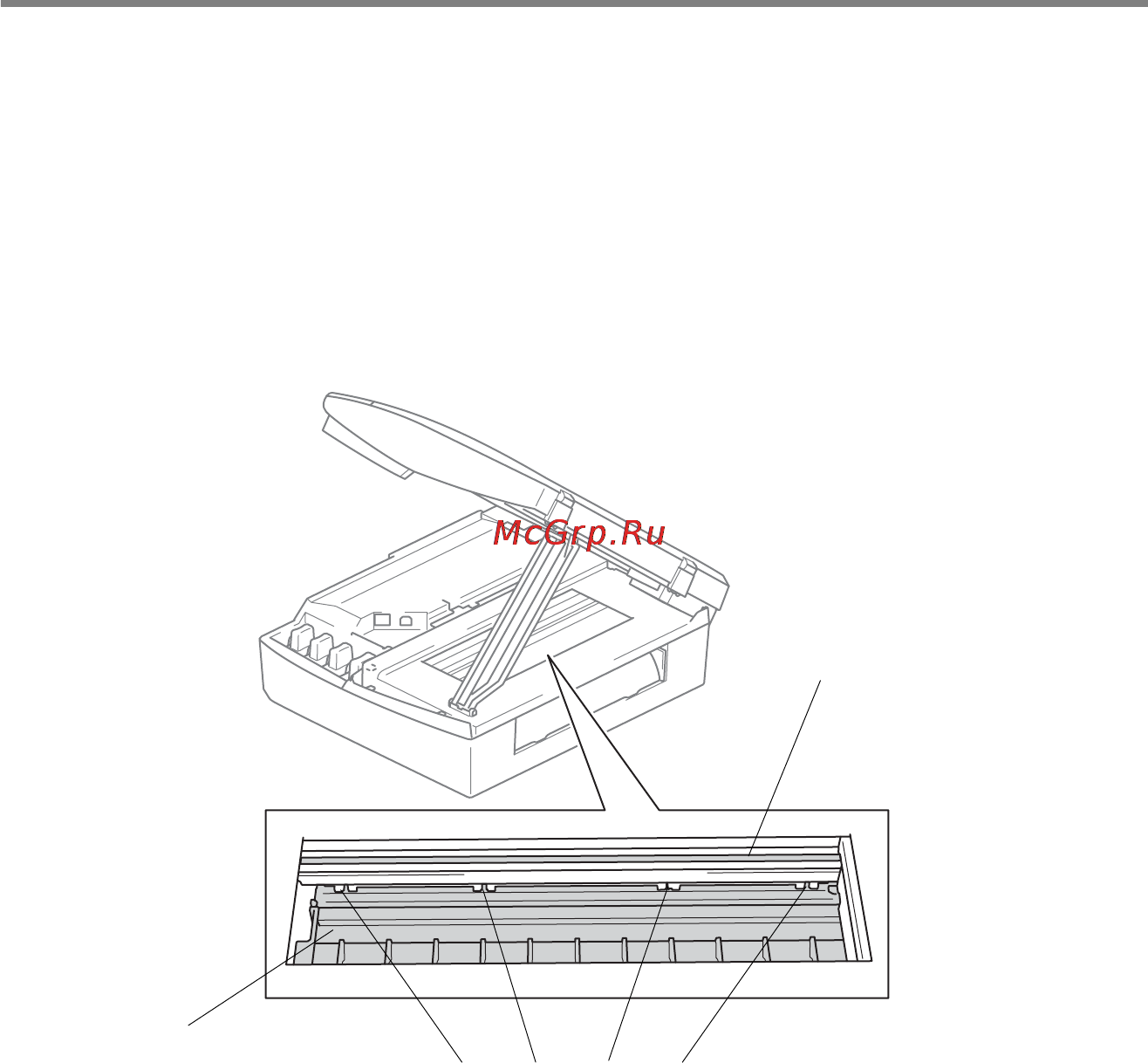 Brother MFC-210C [166/228] Чистка оригиналодержателя печатающего устройства