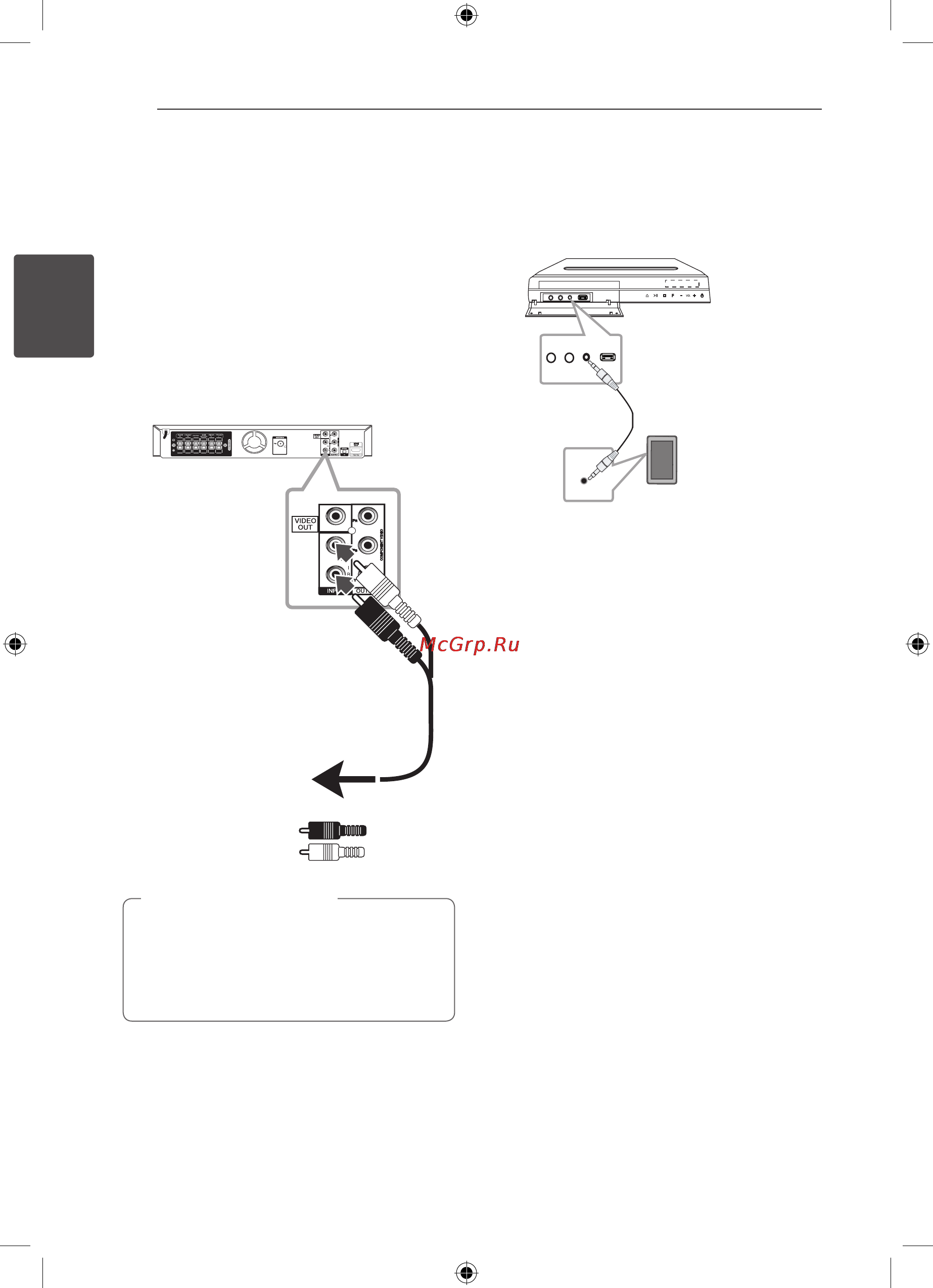 LG DH-6520TK [22/50] Подключение через вход port in
