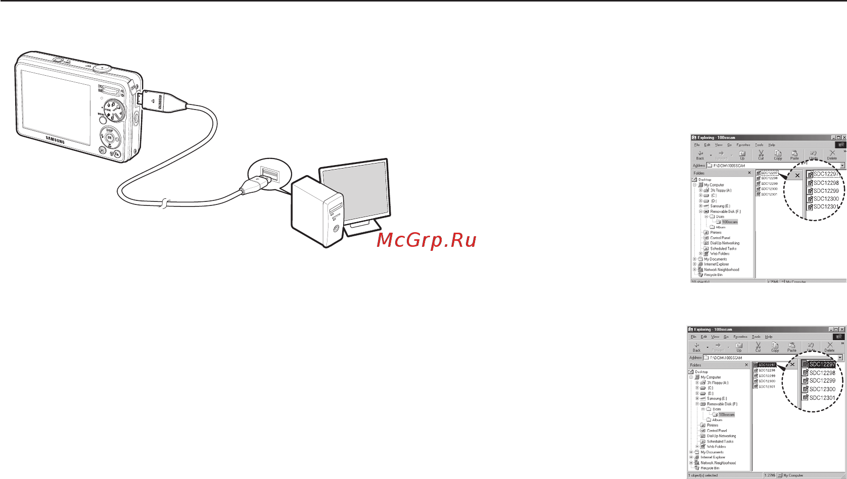 Samsung PL60 [93/103] Включение режима пк
